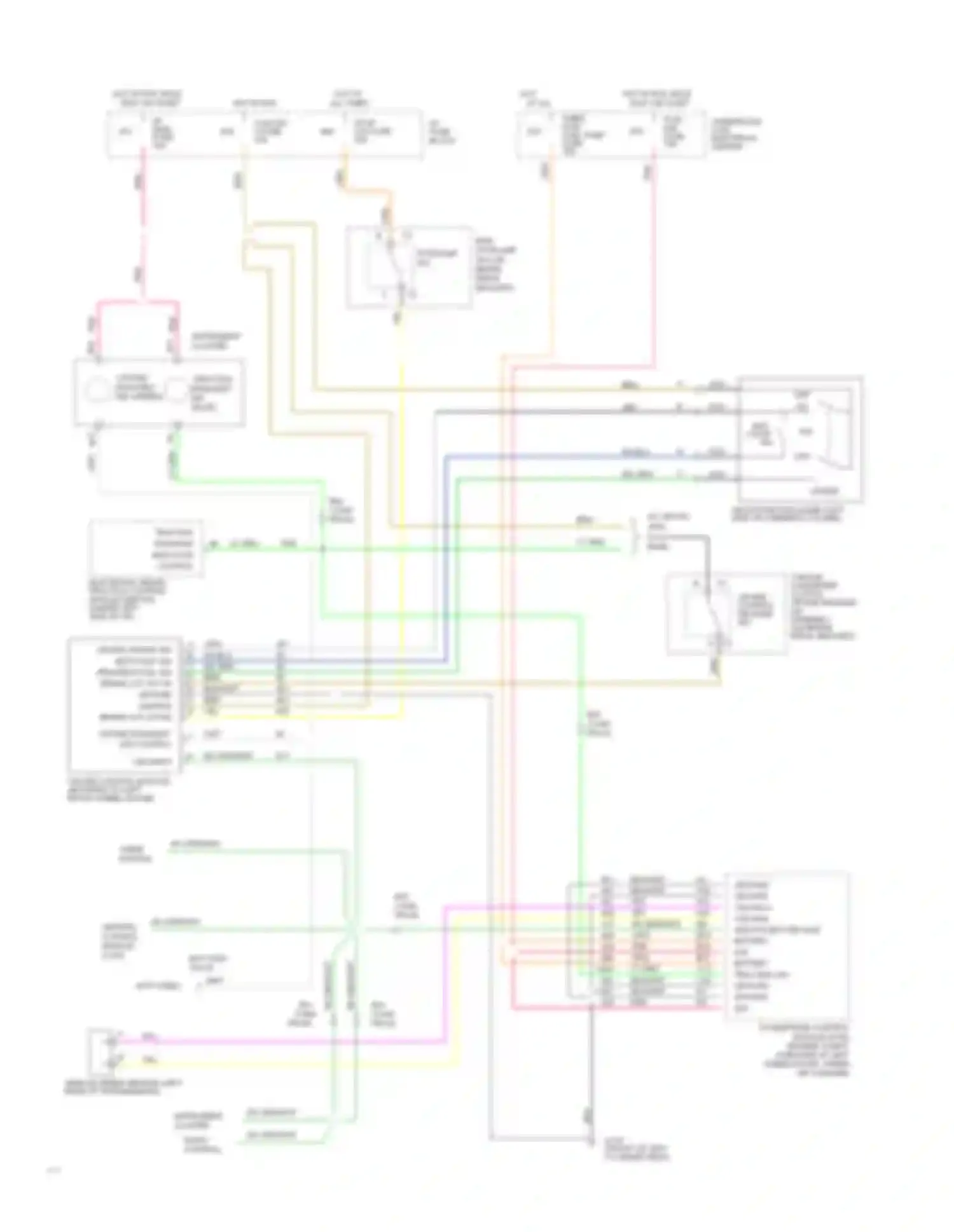 Fleetwood Cadillac II (1993-1996): Cruise control circuit