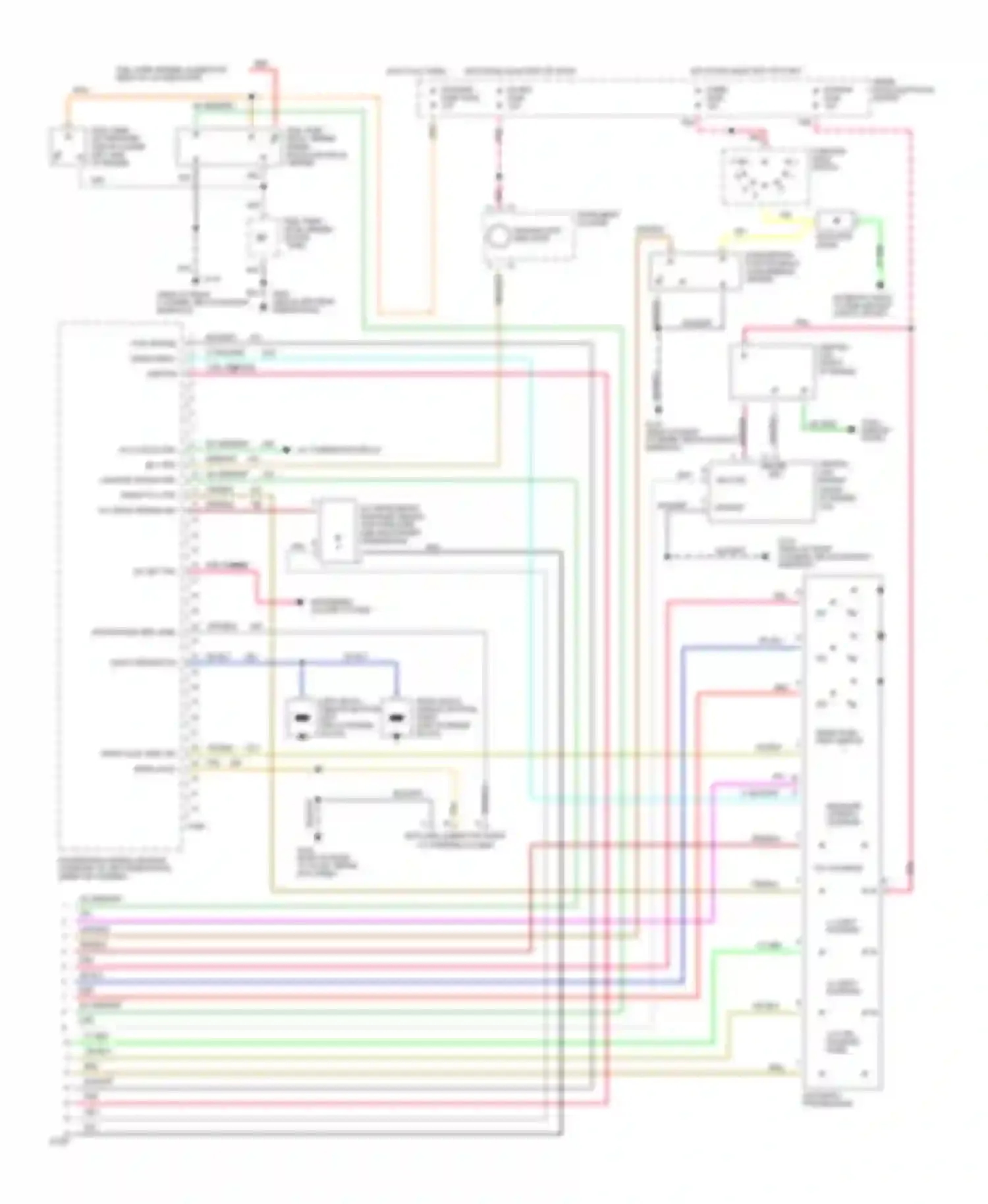 Fleetwood Cadillac II (1993-1996): Wiring diagram engine performance 5.7l (vin p)s (3 of 3)