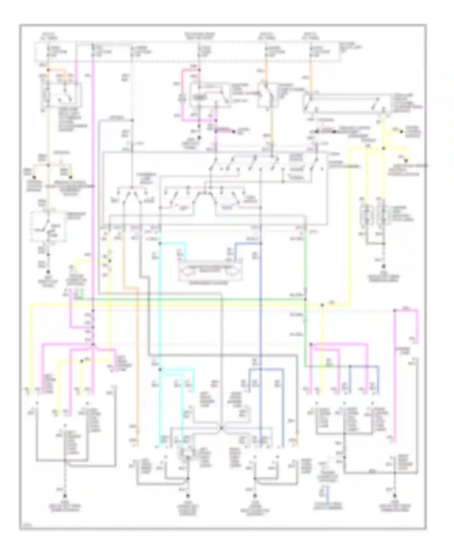 Fleetwood Cadillac II (1993-1996): Exterior light circuit