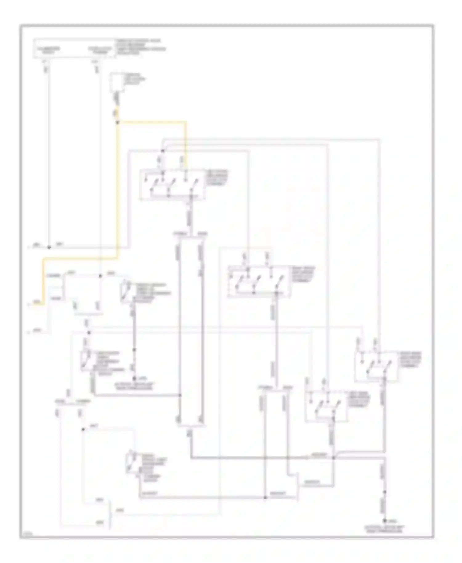 Fleetwood Cadillac II (1993-1996): Courtesy lamps circuit (2 of 2)