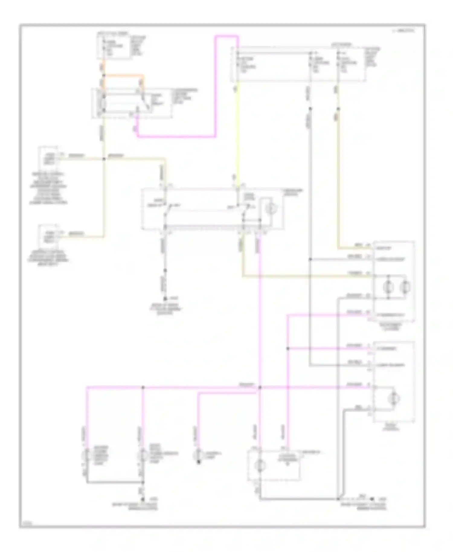 Fleetwood Cadillac II (1993-1996): Instrument illumination circuit