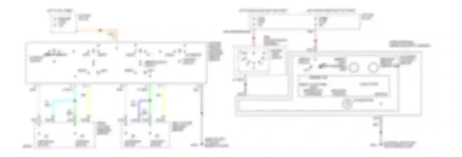 Fleetwood Cadillac II (1993-1996): Power mirror circuit