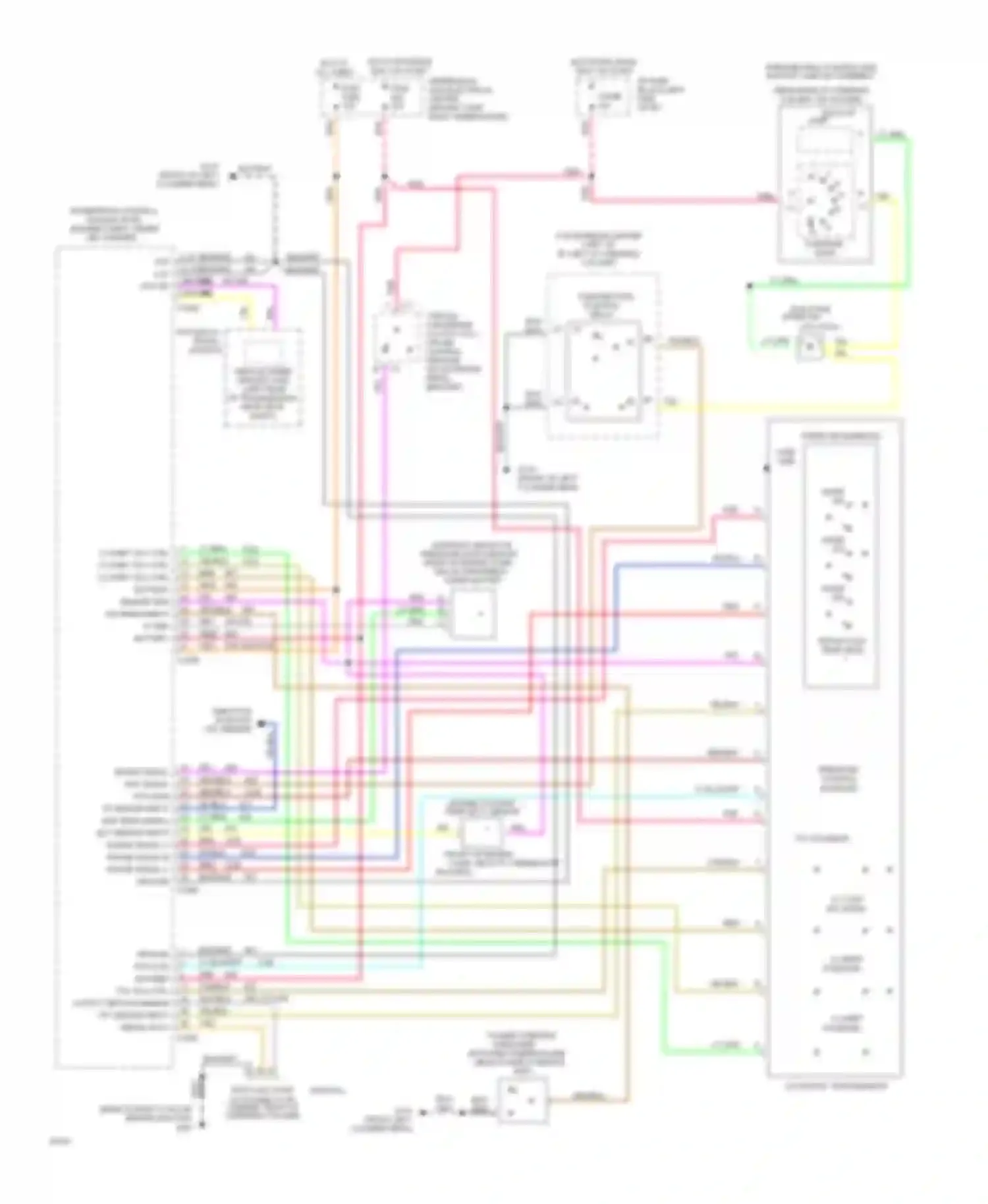 Fleetwood Cadillac II (1993-1996): 5.7l (vin p), transmission circuit, 4l60-e