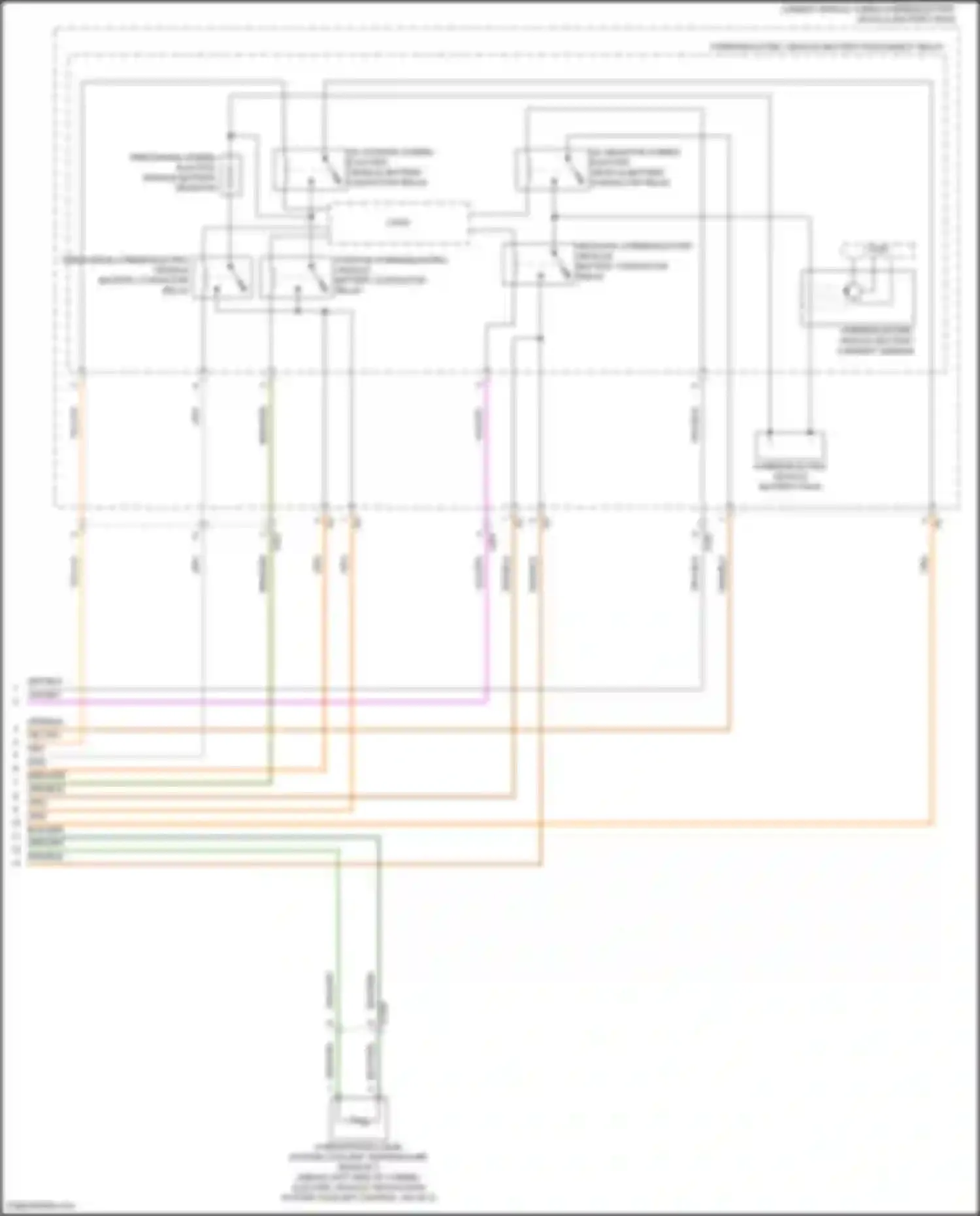 Lyriq Cadillac I (2022-2024): Wiring diagram engine performance electric, awd (9 of 9)