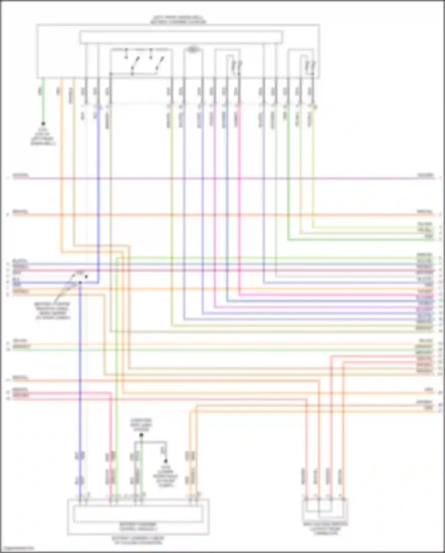 Lyriq Cadillac I (2022-2024): Wiring diagram engine performance electric, rwd (3 of 9)