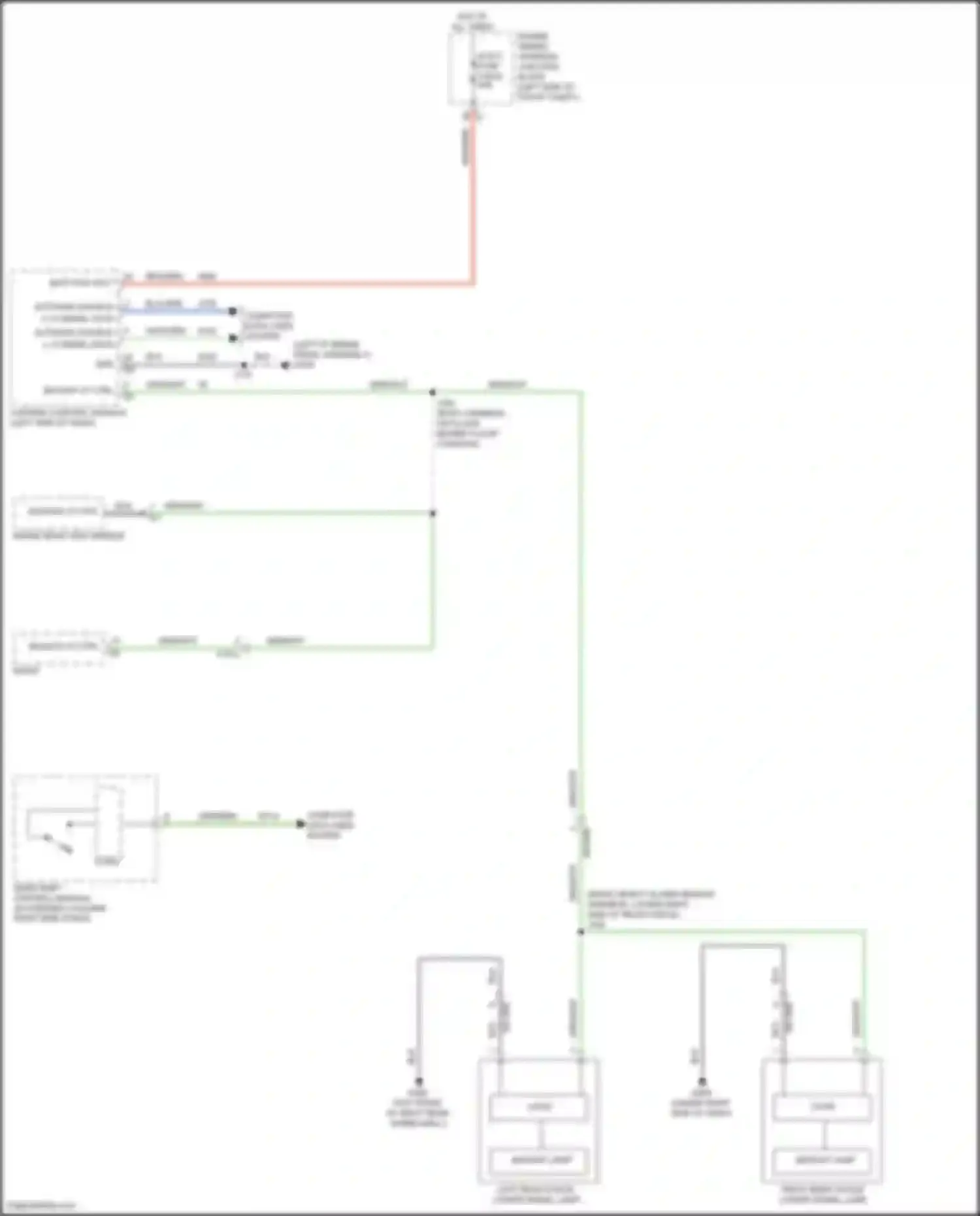 Lyriq Cadillac I (2022-2024): Backup lamps circuit