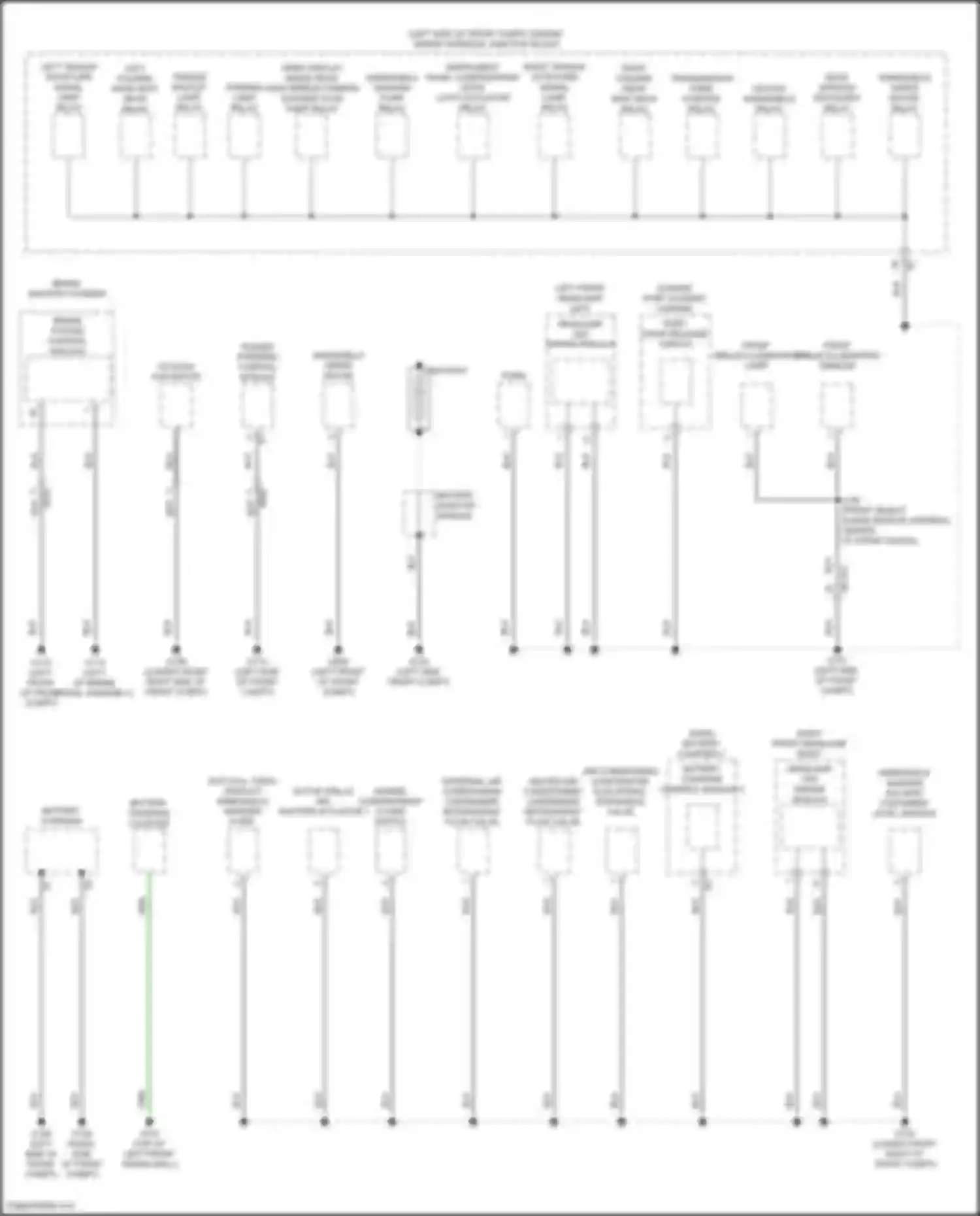 Lyriq Cadillac I (2022-2024): Ground distribution circuit (1 of 8)