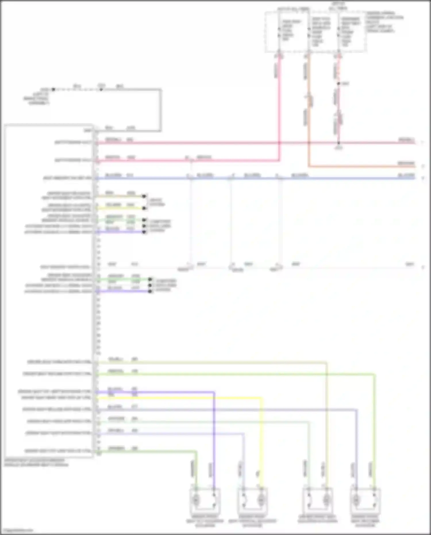 Lyriq Cadillac I (2022-2024): Driver"s memory seat circuit (1 of 2)