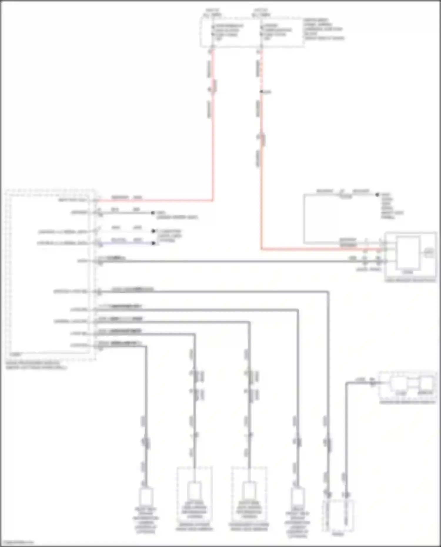 Lyriq Cadillac I (2022-2024): All around vision camera circuit