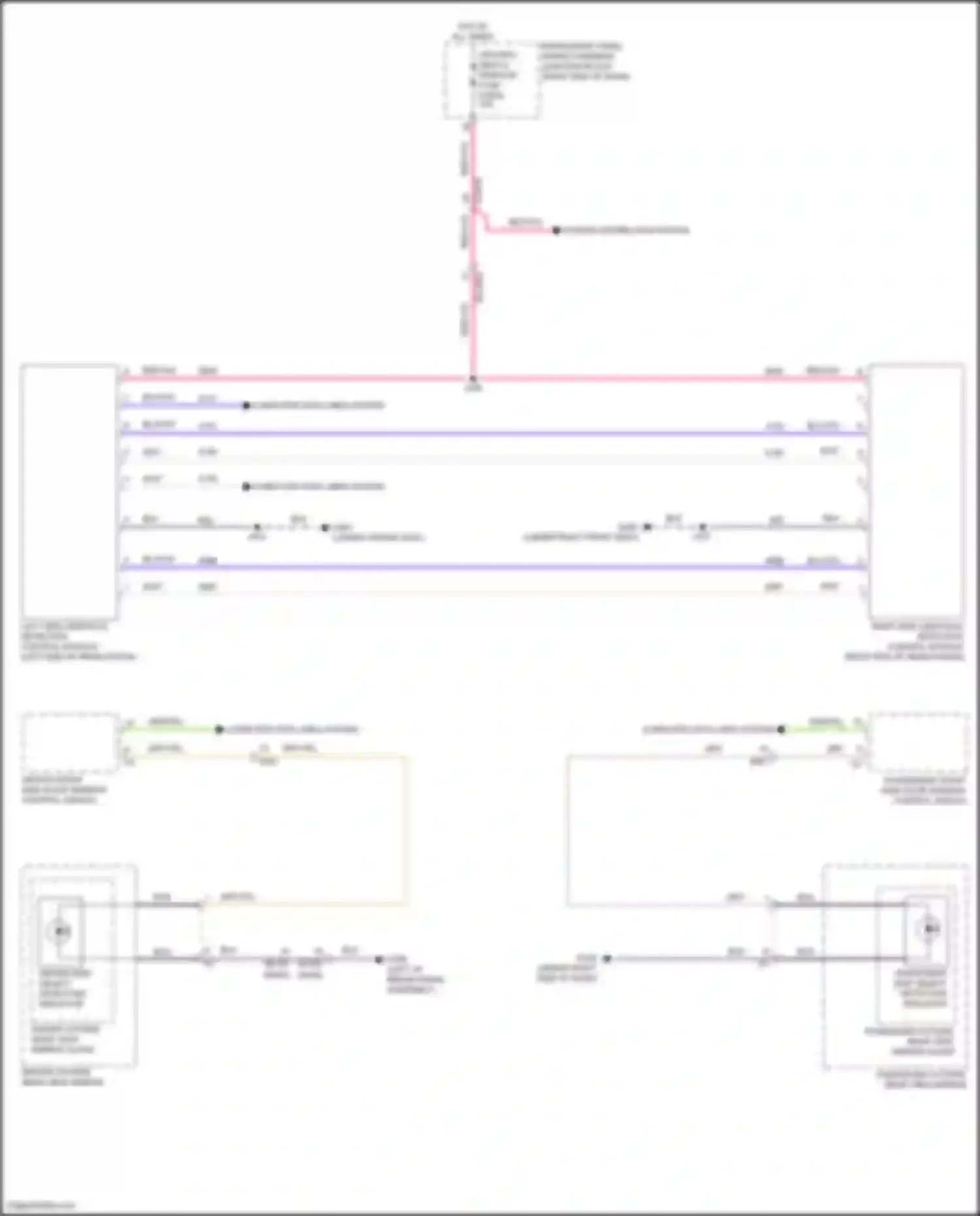 Lyriq Cadillac I (2022-2024): Blind spot monitoring circuit