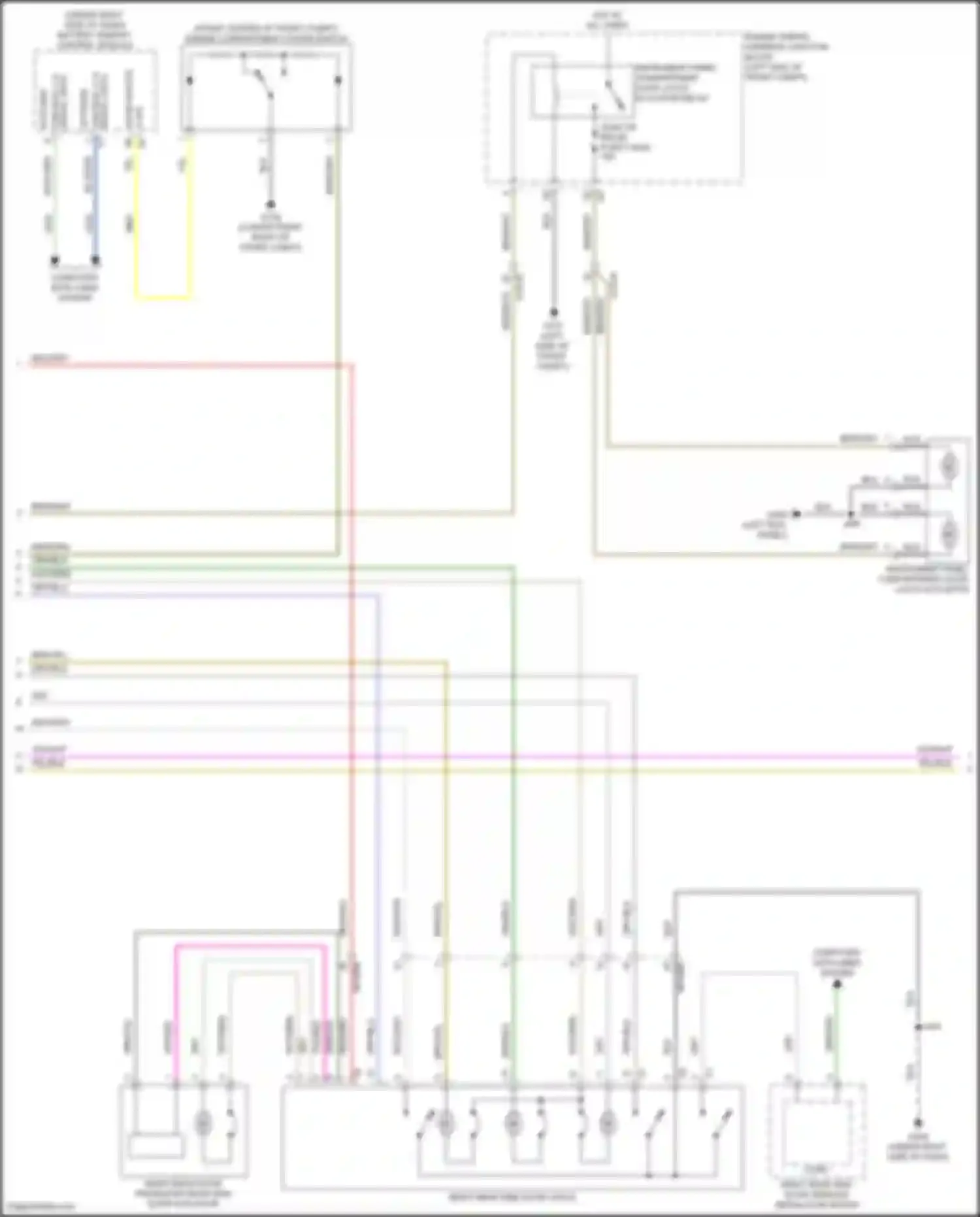Lyriq Cadillac I (2022-2024): Power door locks circuit (4 of 6)