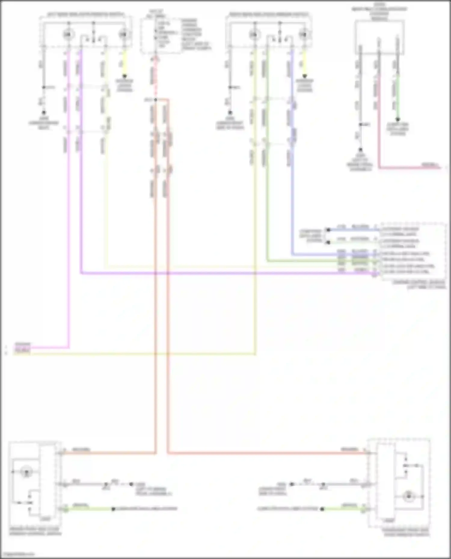 Lyriq Cadillac I (2022-2024): Power door locks circuit (5 of 6)