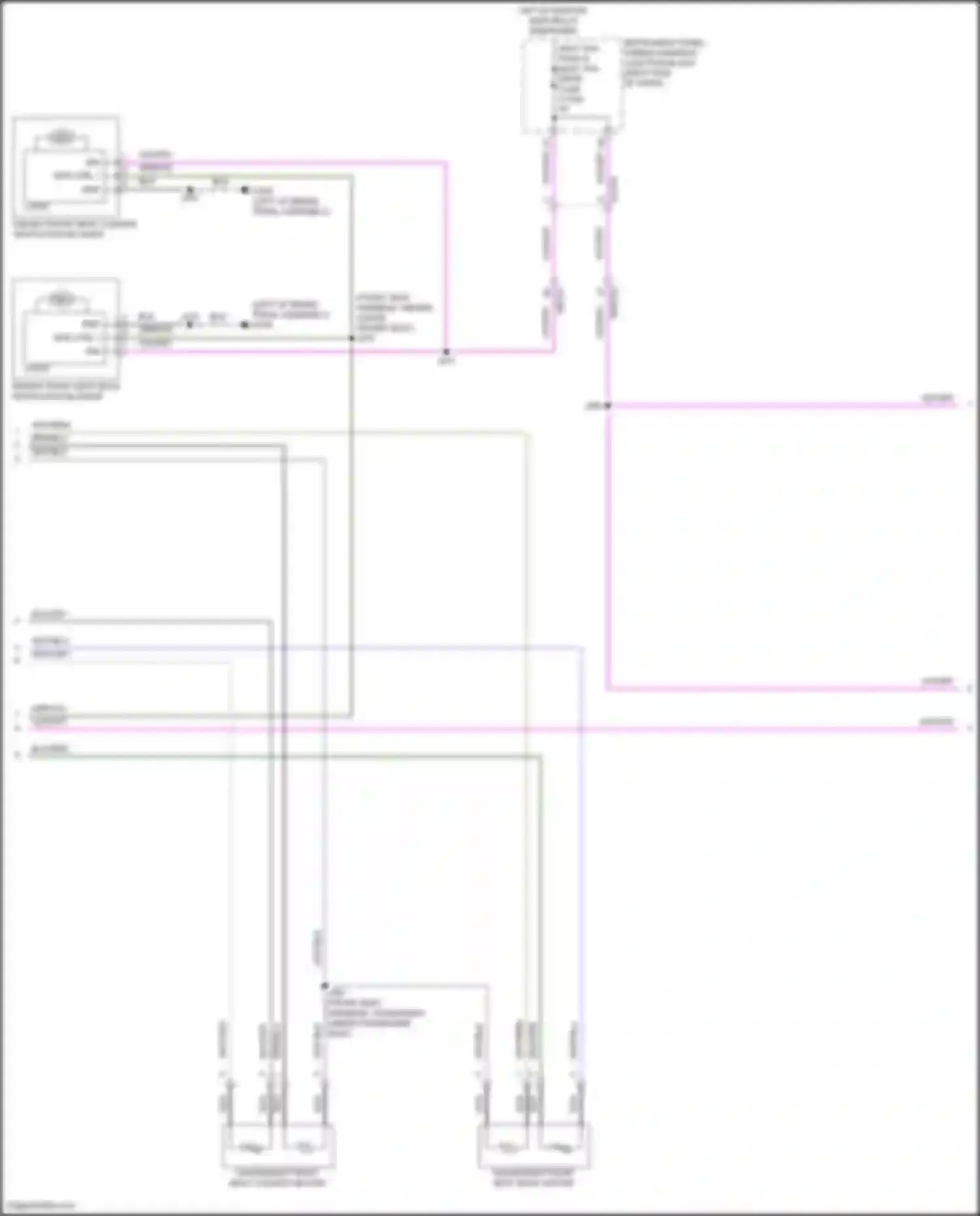 Lyriq Cadillac I (2022-2024): Front heated seats circuit (2 of 3)