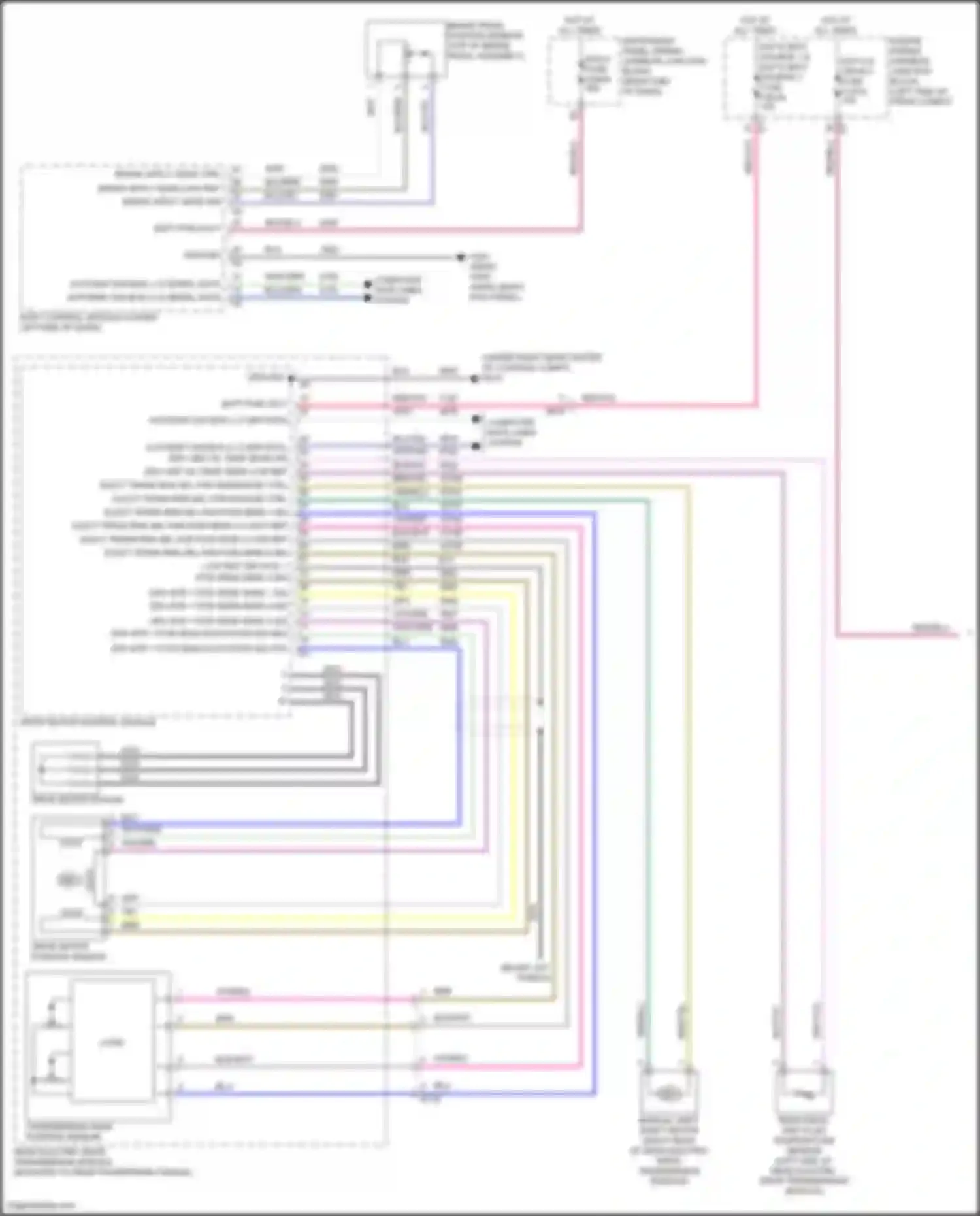 Lyriq Cadillac I (2022-2024): Transmission circuit (1 of 2)