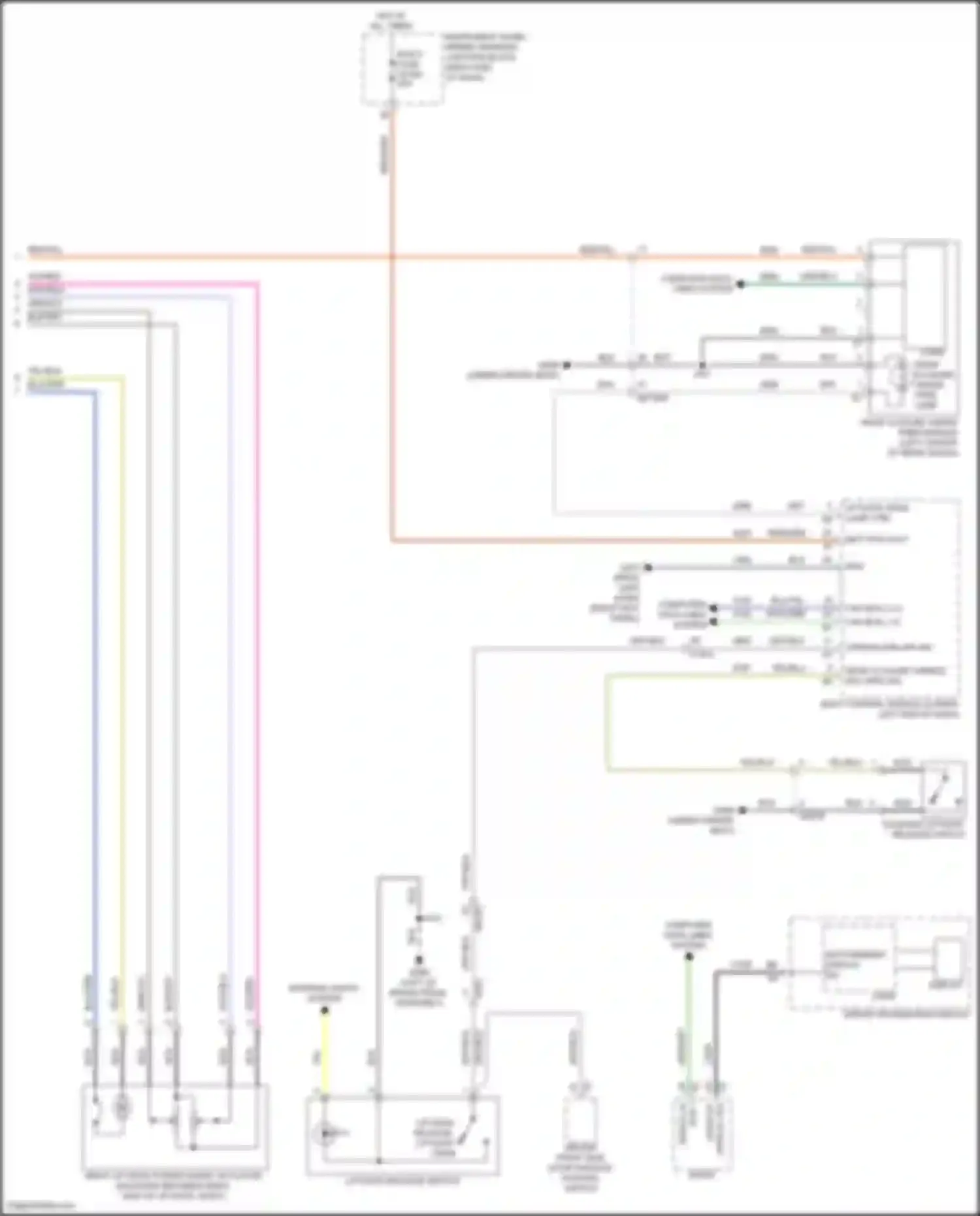 Lyriq Cadillac I (2022-2024): Power liftgate circuit (2 of 2)