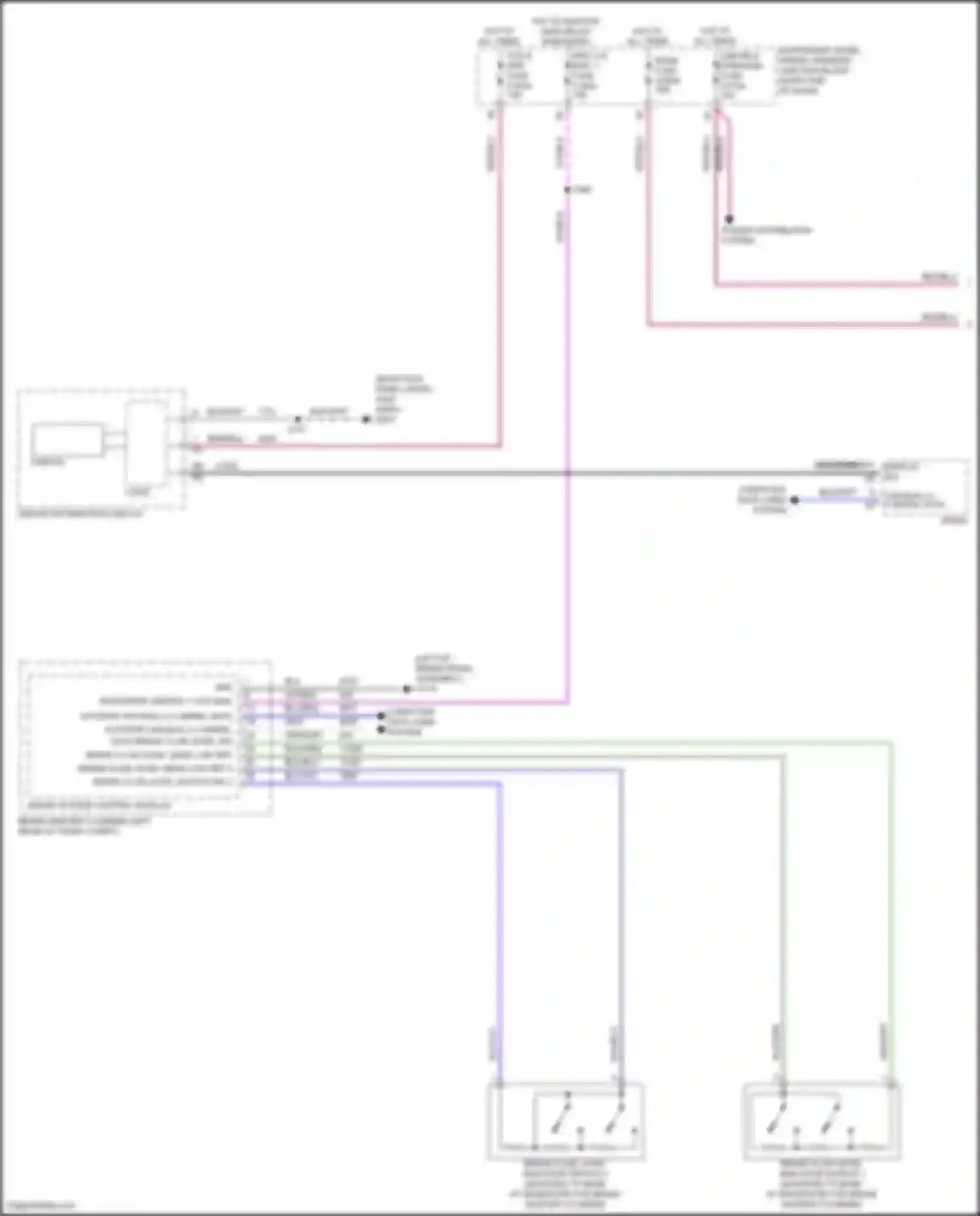 Lyriq Cadillac I (2022-2024): Warning systems circuit (1 of 2)