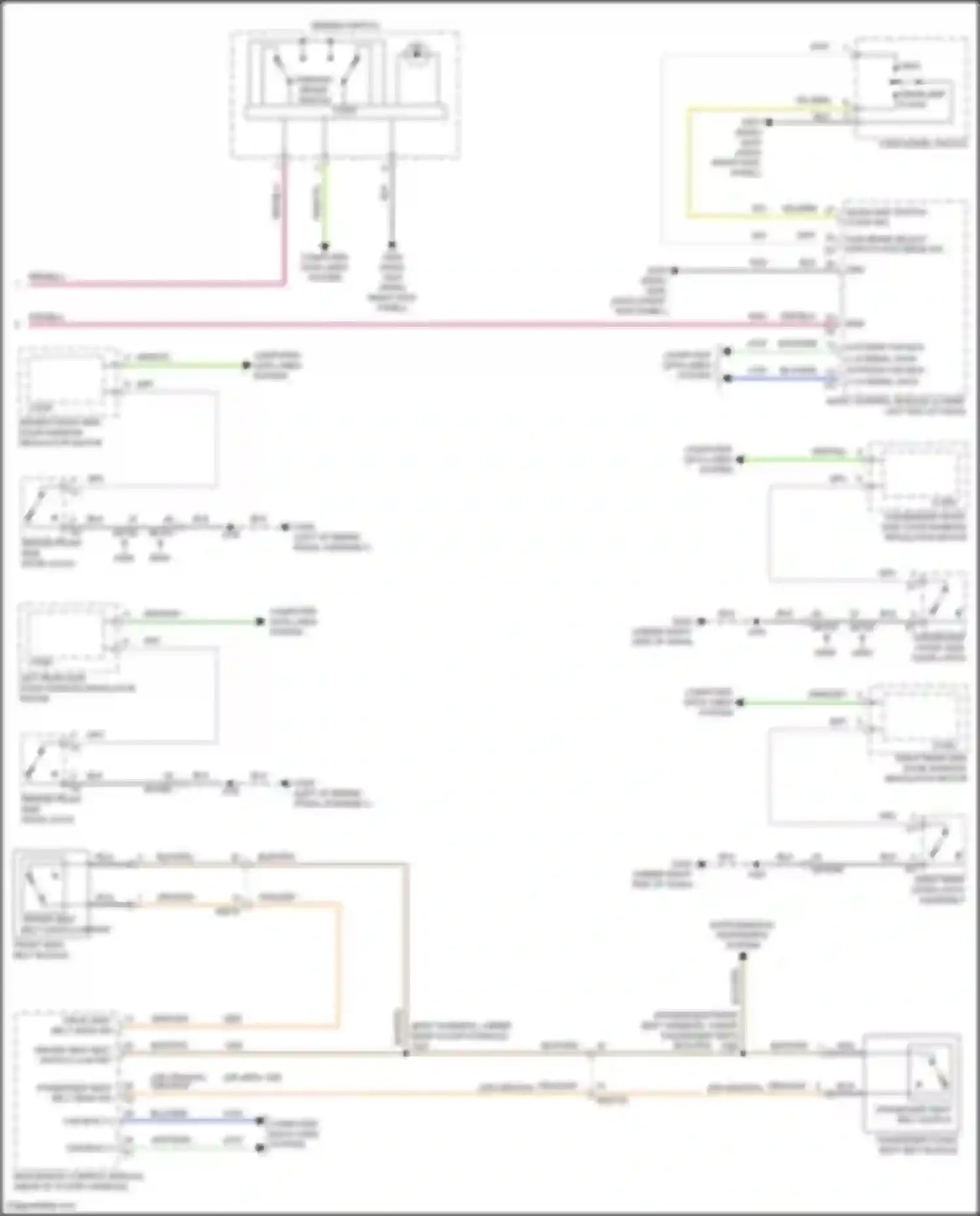 Lyriq Cadillac I (2022-2024): Warning systems circuit (2 of 2)