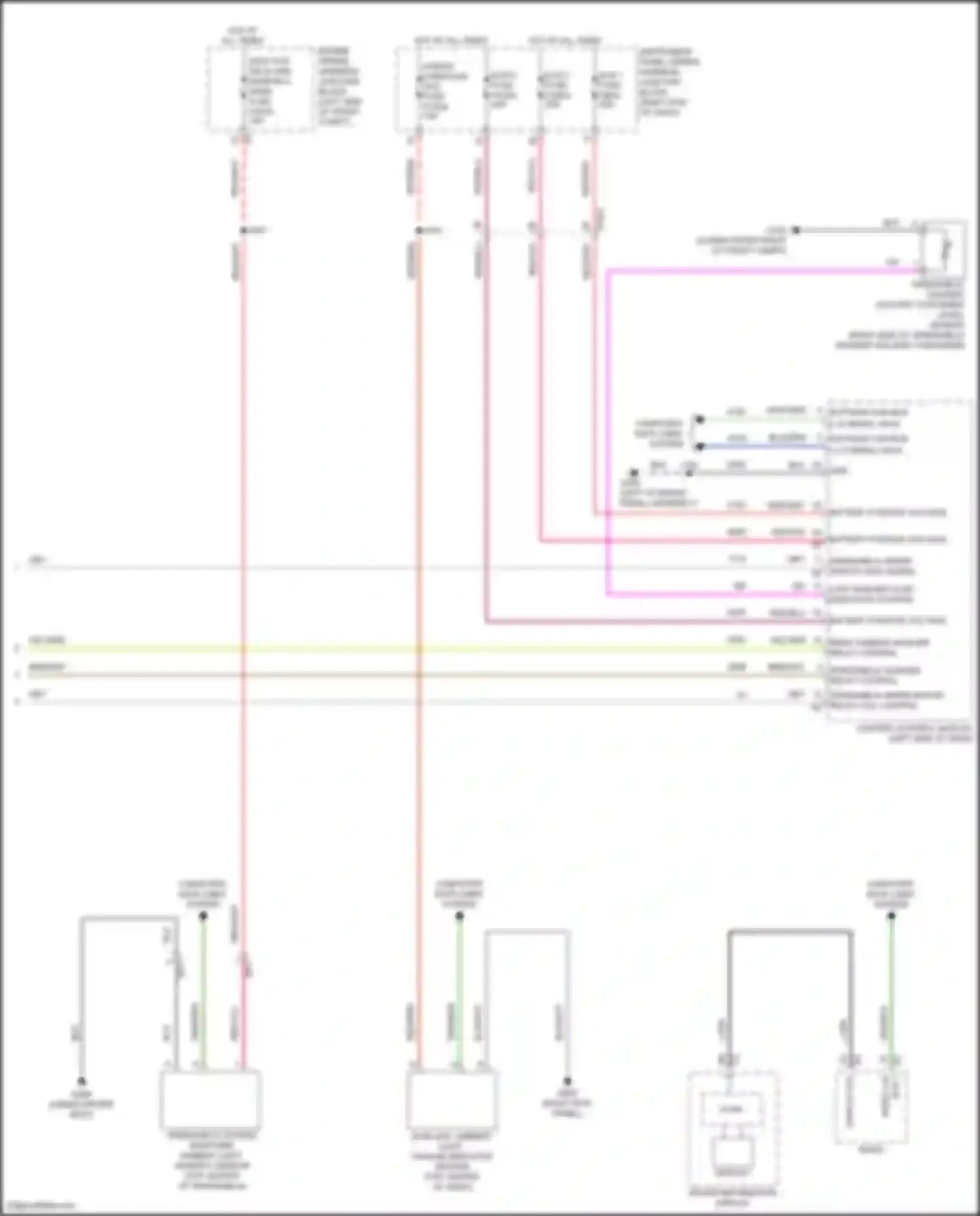 Lyriq Cadillac I (2022-2024): Wiper/washer circuit (2 of 2)