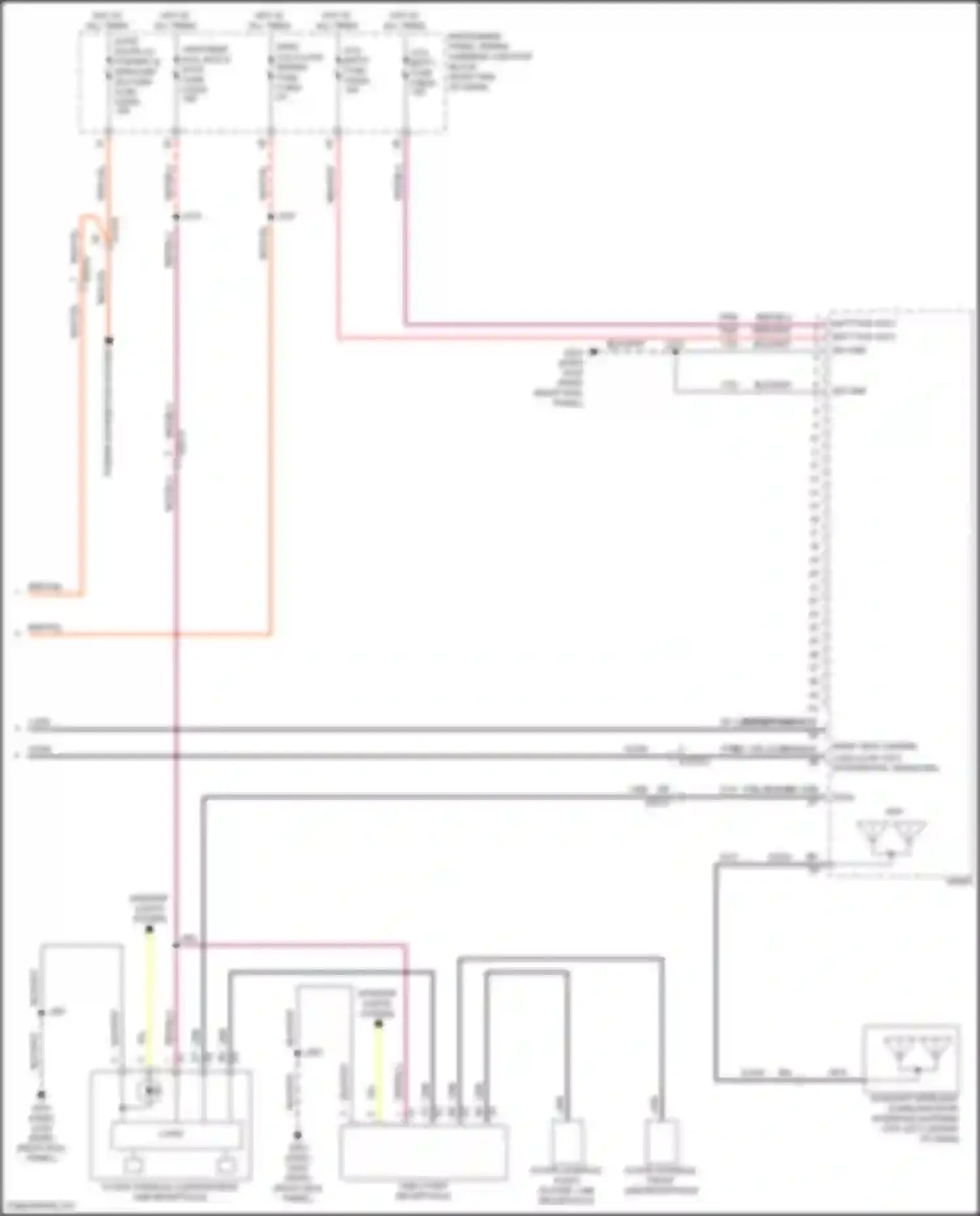 Wiring diagram bk usb for Cadillac Lyriq I (2022-2024) (1 of 2)