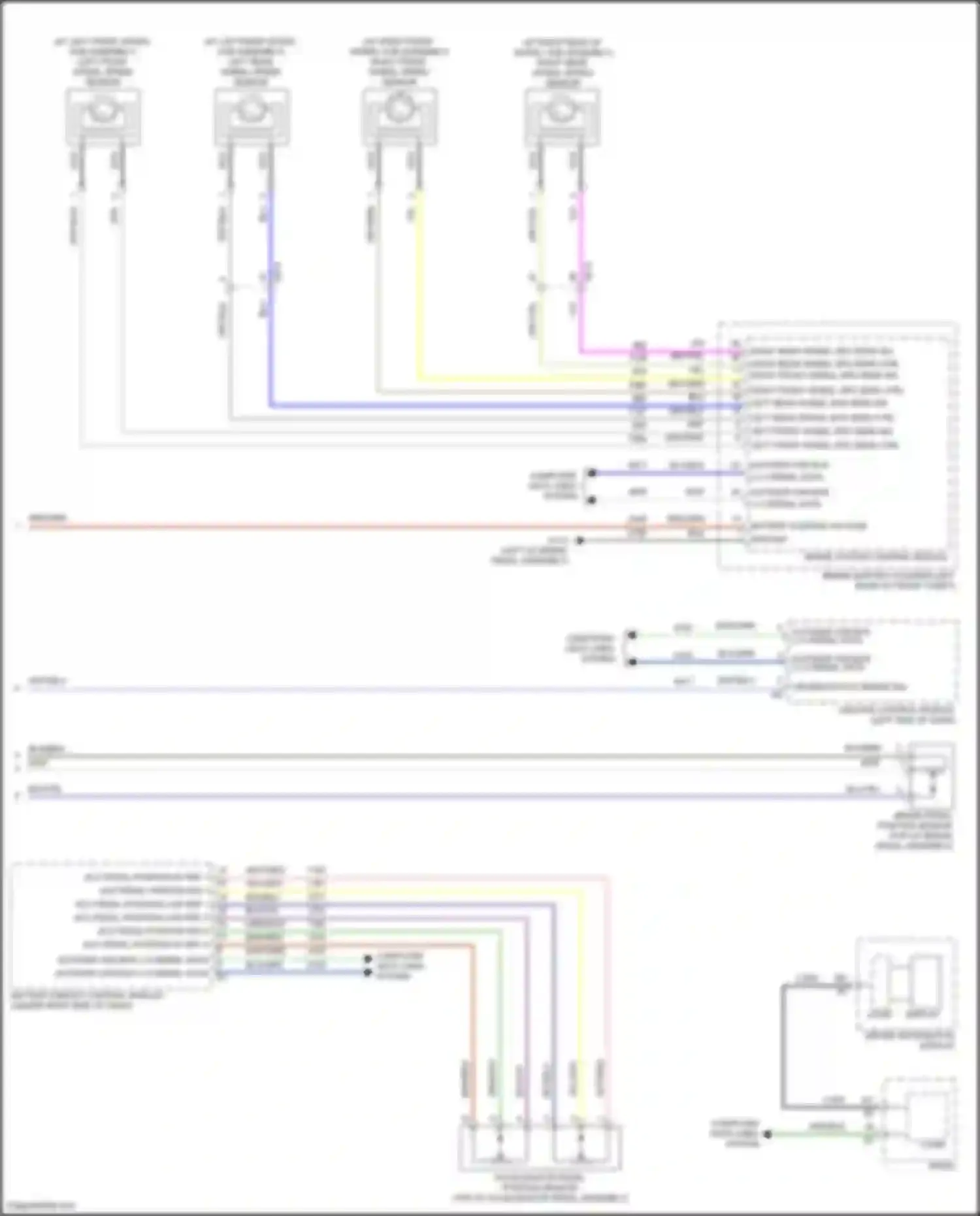 Wiring diagram blu for Cadillac Lyriq I (2022-2024) (1 of 53)