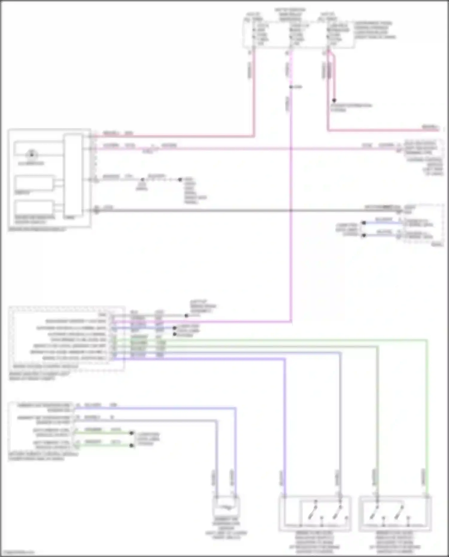 Wiring diagram brake fluid level sensor low ref for Cadillac Lyriq I (2022-2024) (2 of 2)