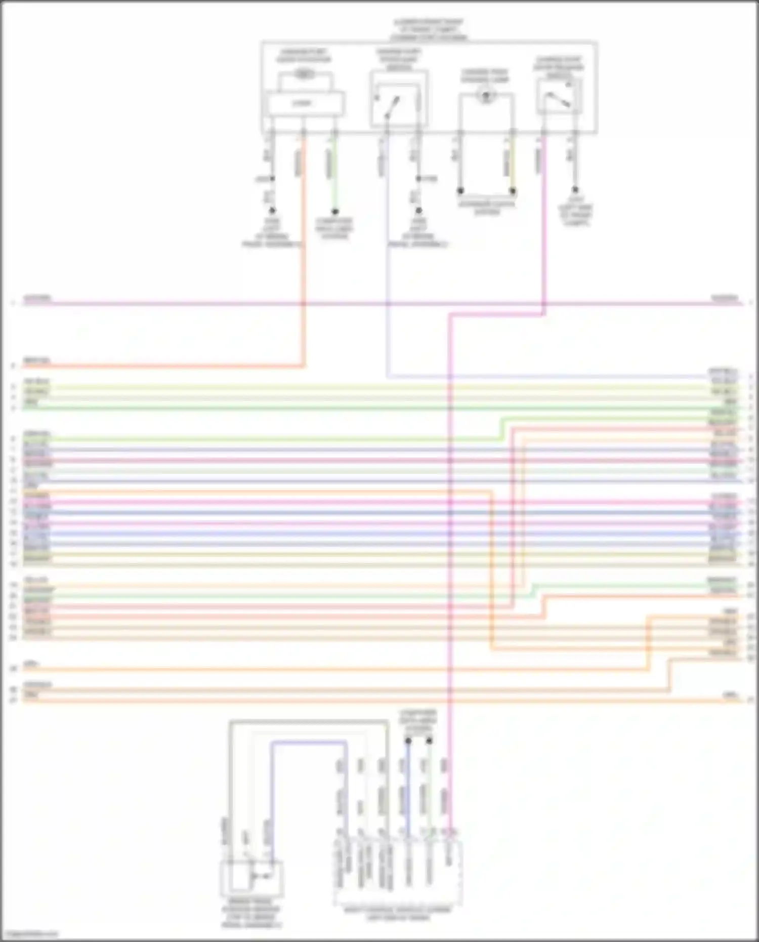Wiring diagram brake pedal position sensor for Cadillac Lyriq I (2022-2024) (7 of 7)