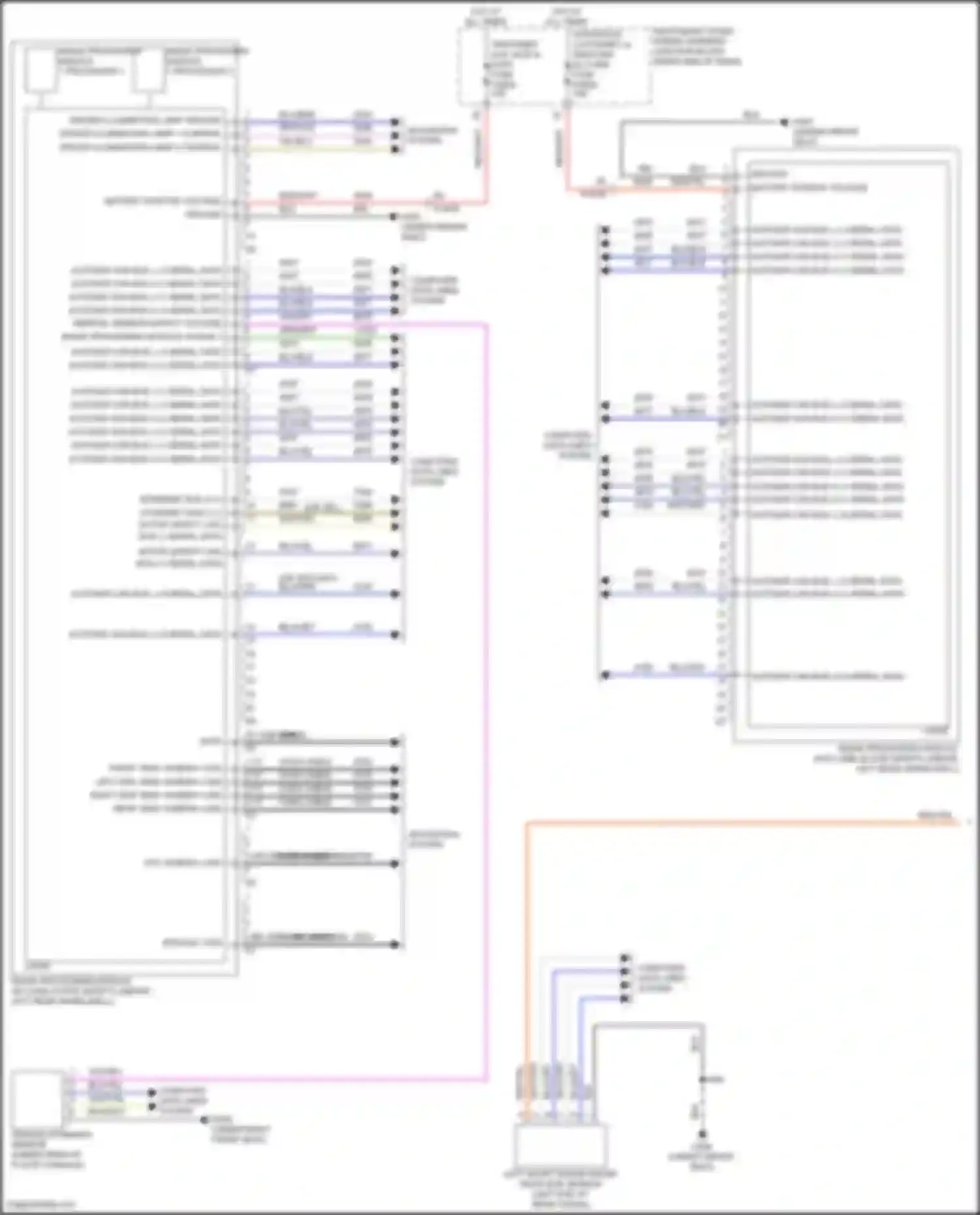 Wiring diagram coax cable for Cadillac Lyriq I (2022-2024) (1 of 1)