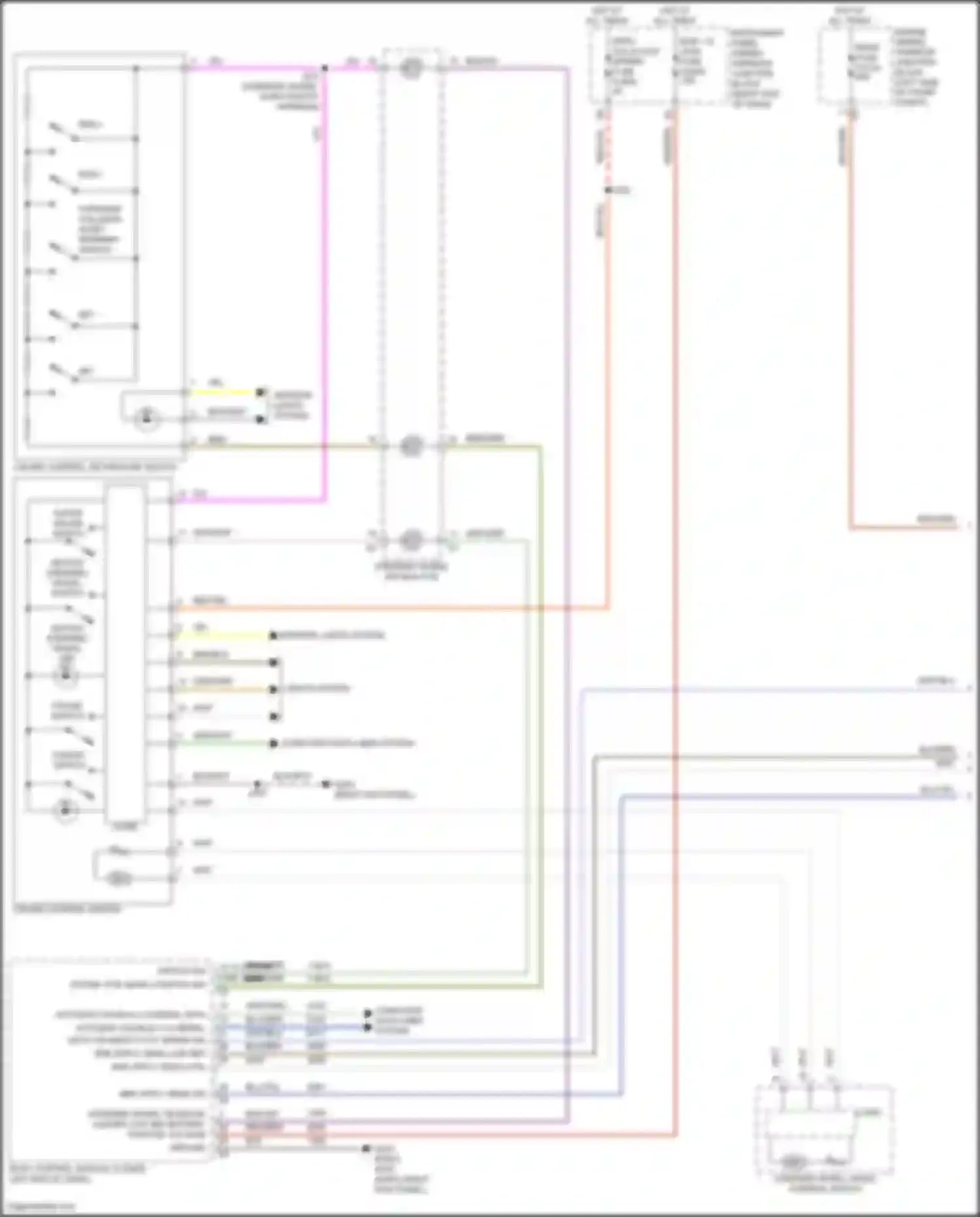Wiring diagram cruise ctrl bank 2 switch sig for Cadillac Lyriq I (2022-2024) (1 of 1)