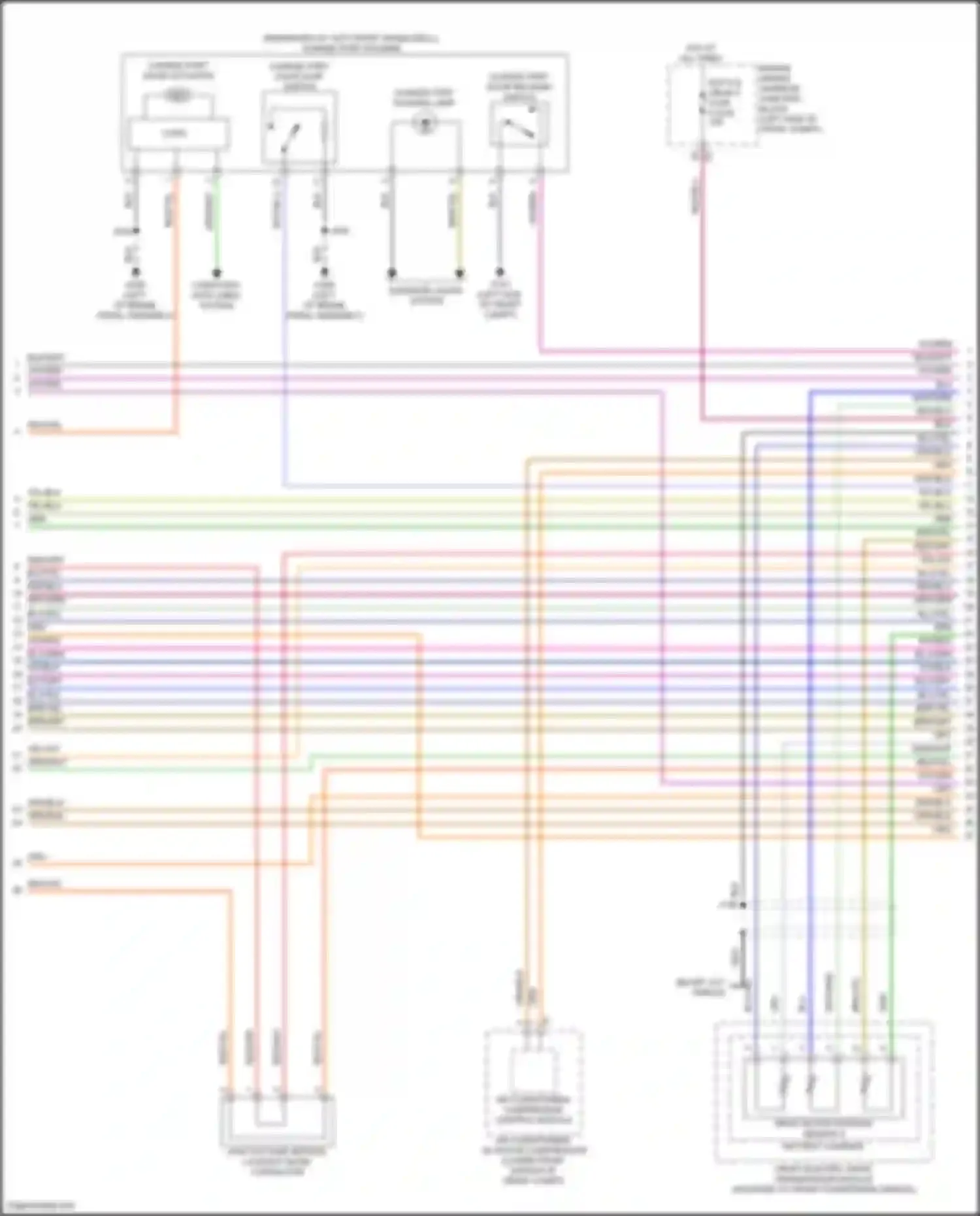 Wiring diagram drive motor position sensor 2 for Cadillac Lyriq I (2022-2024) (1 of 1)