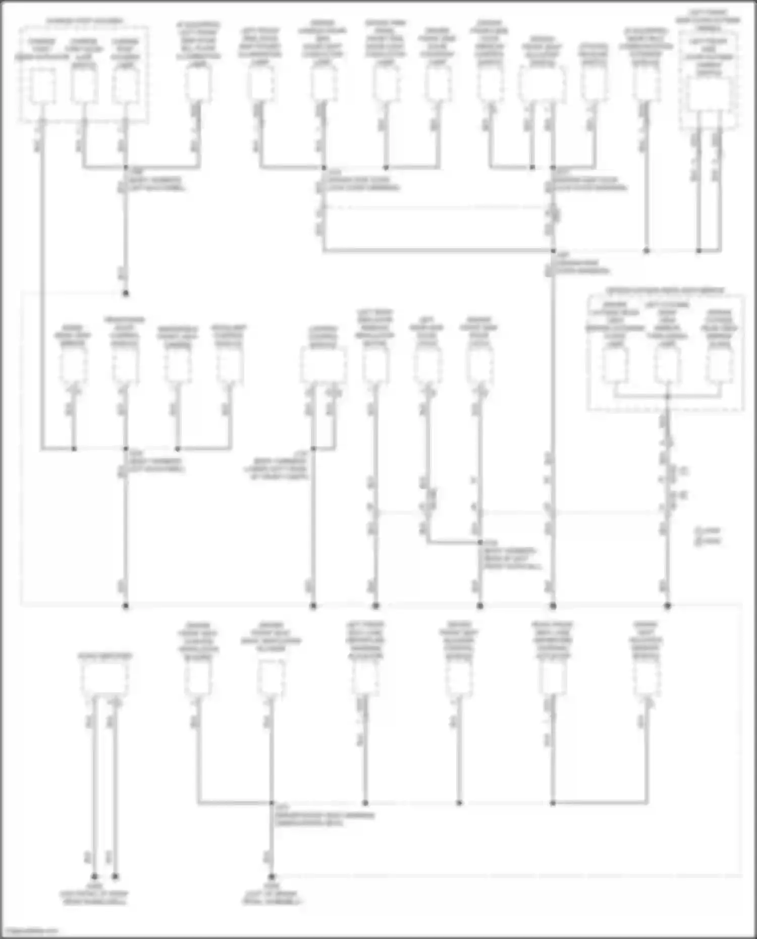 Wiring diagram driver front side door latch for Cadillac Lyriq I (2022-2024) (3 of 7)