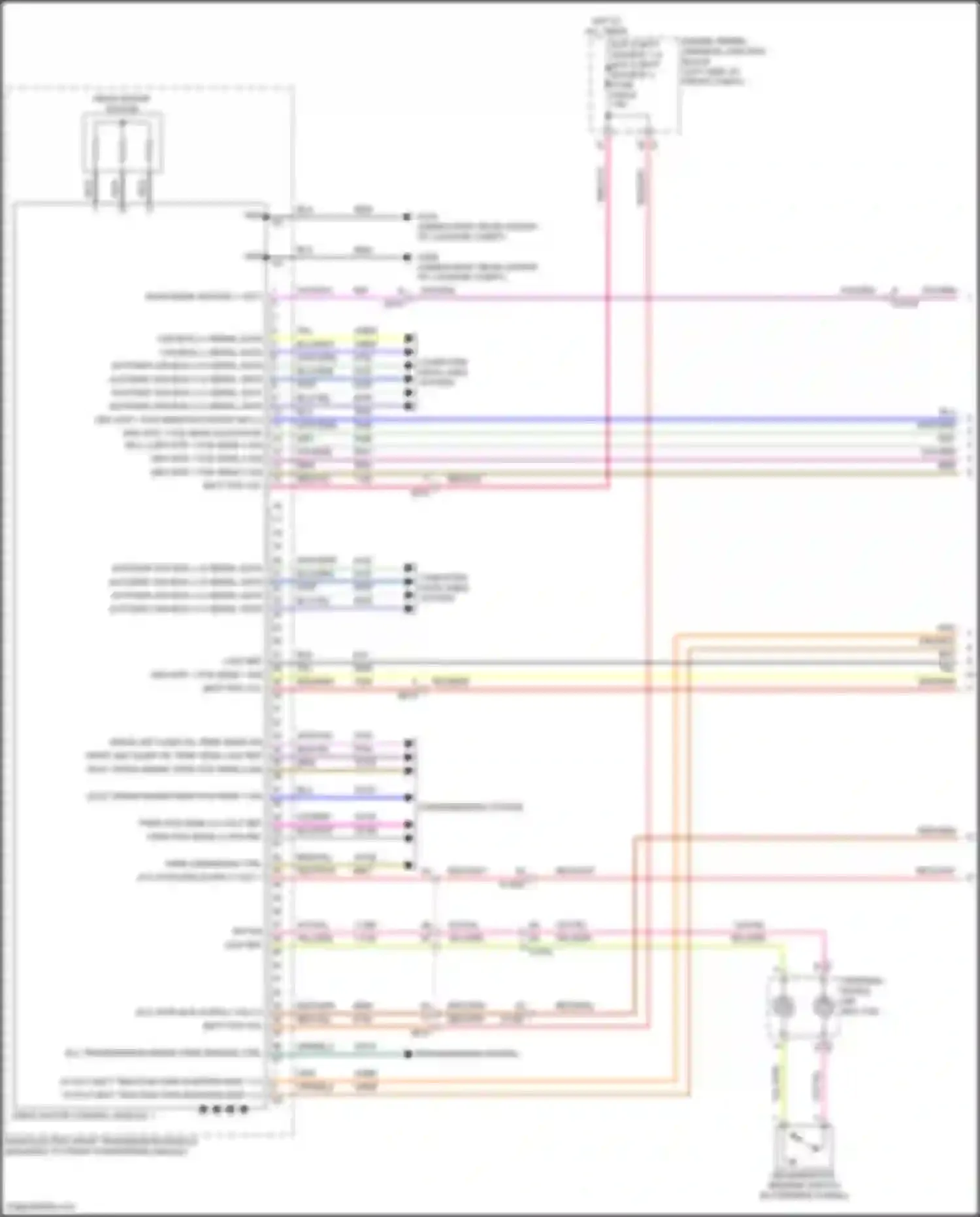 Wiring diagram engine wiring harness junction block for Cadillac Lyriq I (2022-2024) (43 of 47)