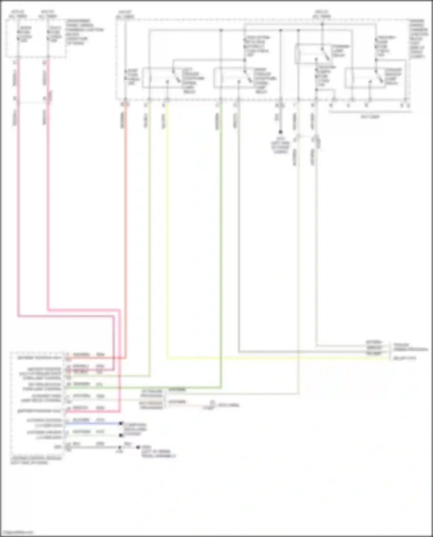 Wiring diagram engine wiring harness junction block for Cadillac Lyriq I (2022-2024) (20 of 47)