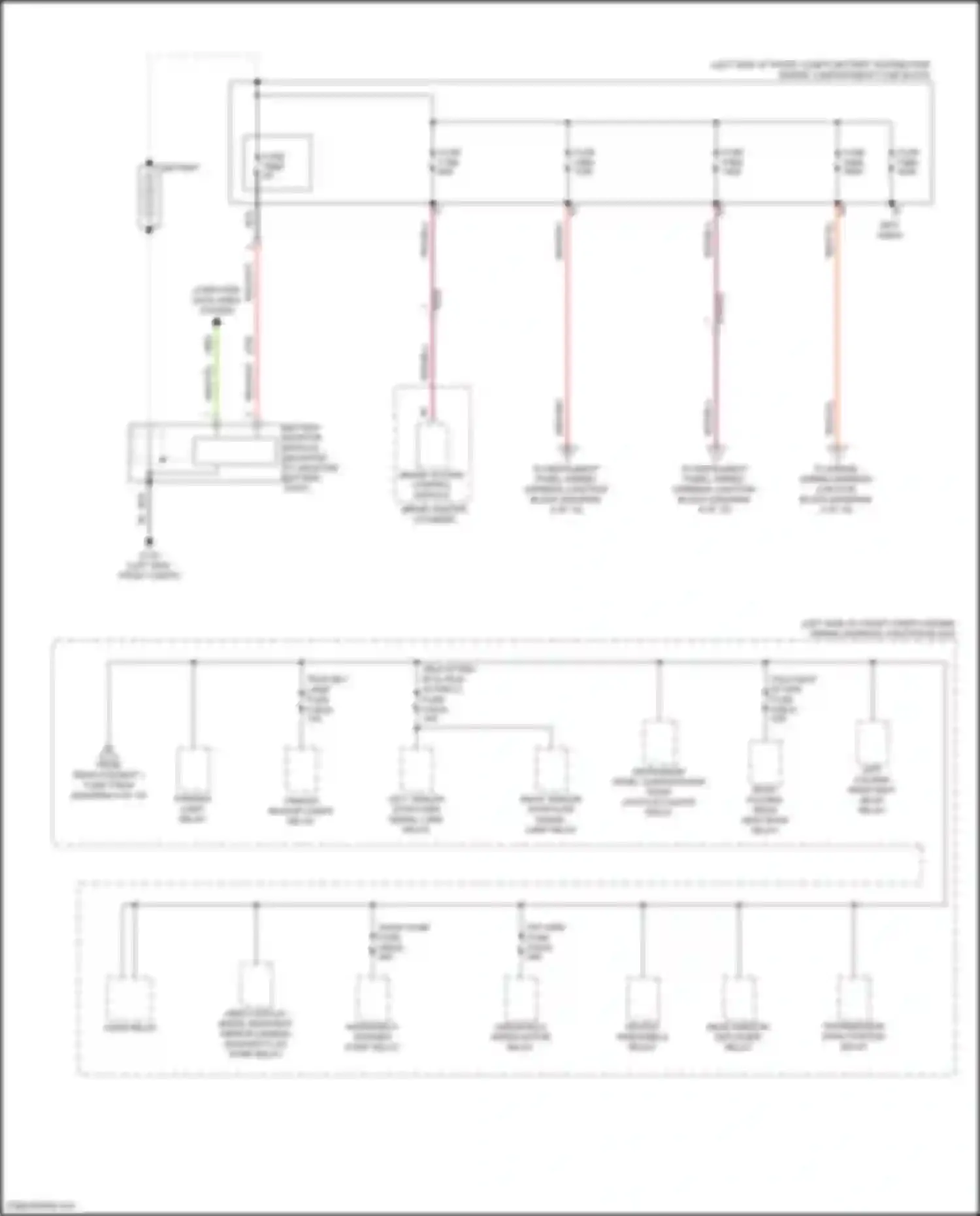 Wiring diagram heated windshield relay for Cadillac Lyriq I (2022-2024) (3 of 3)