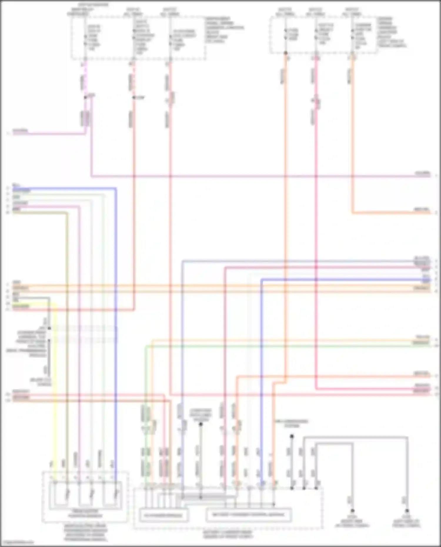 Wiring diagram hot w/ ignition main relay energized for Cadillac Lyriq I (2022-2024) (13 of 13)