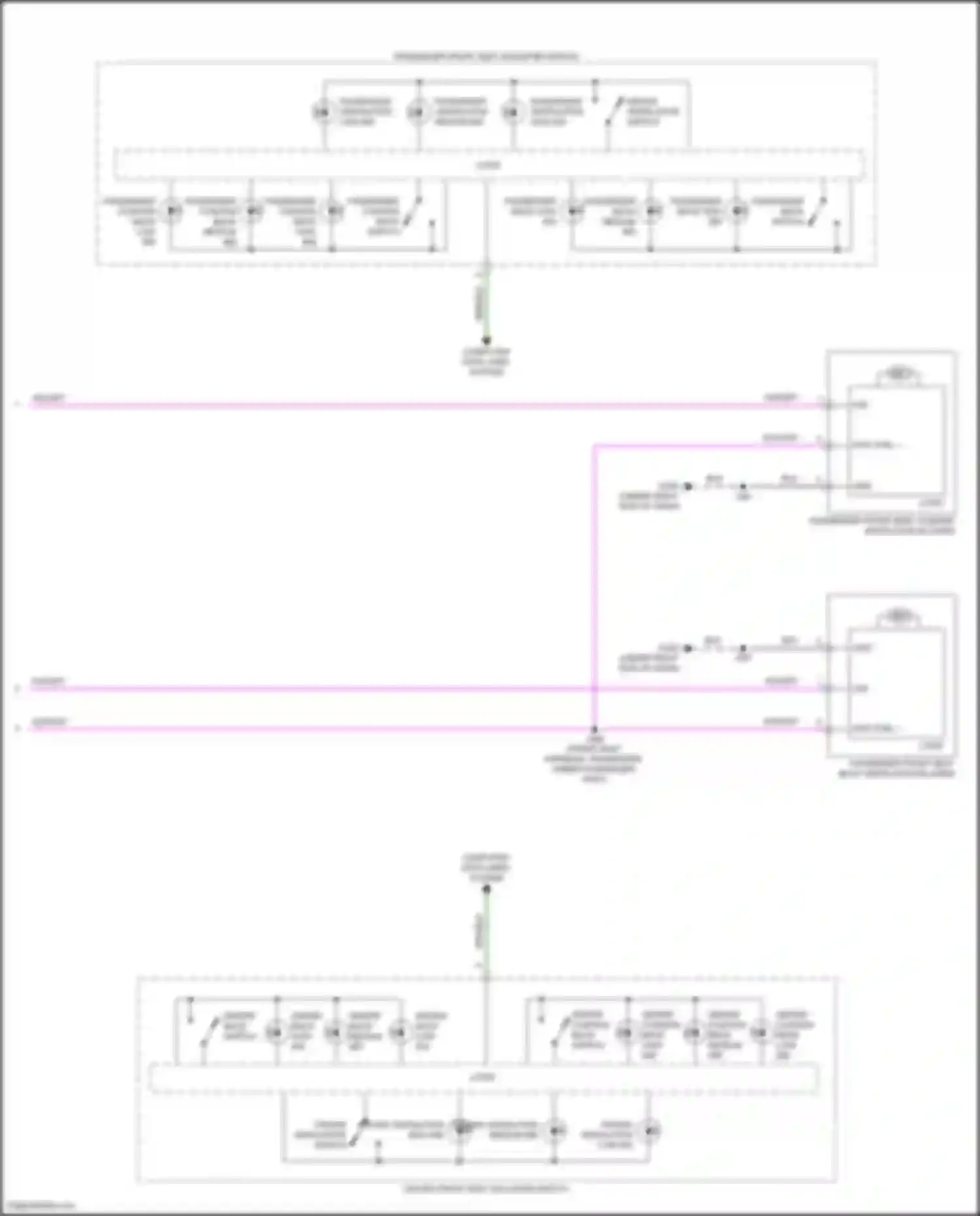 Wiring diagram passenger back high ind for Cadillac Lyriq I (2022-2024) (1 of 1)