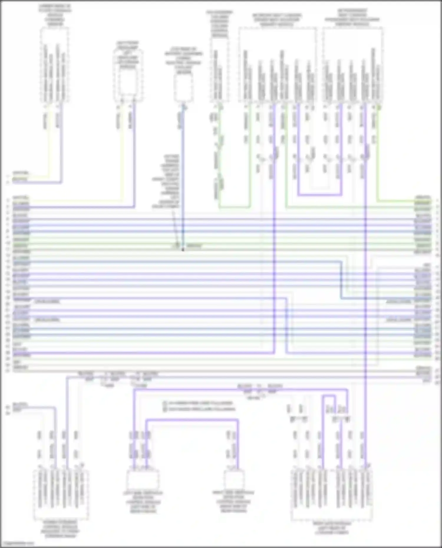 Wiring diagram rear gate module for Cadillac Lyriq I (2022-2024) (1 of 3)