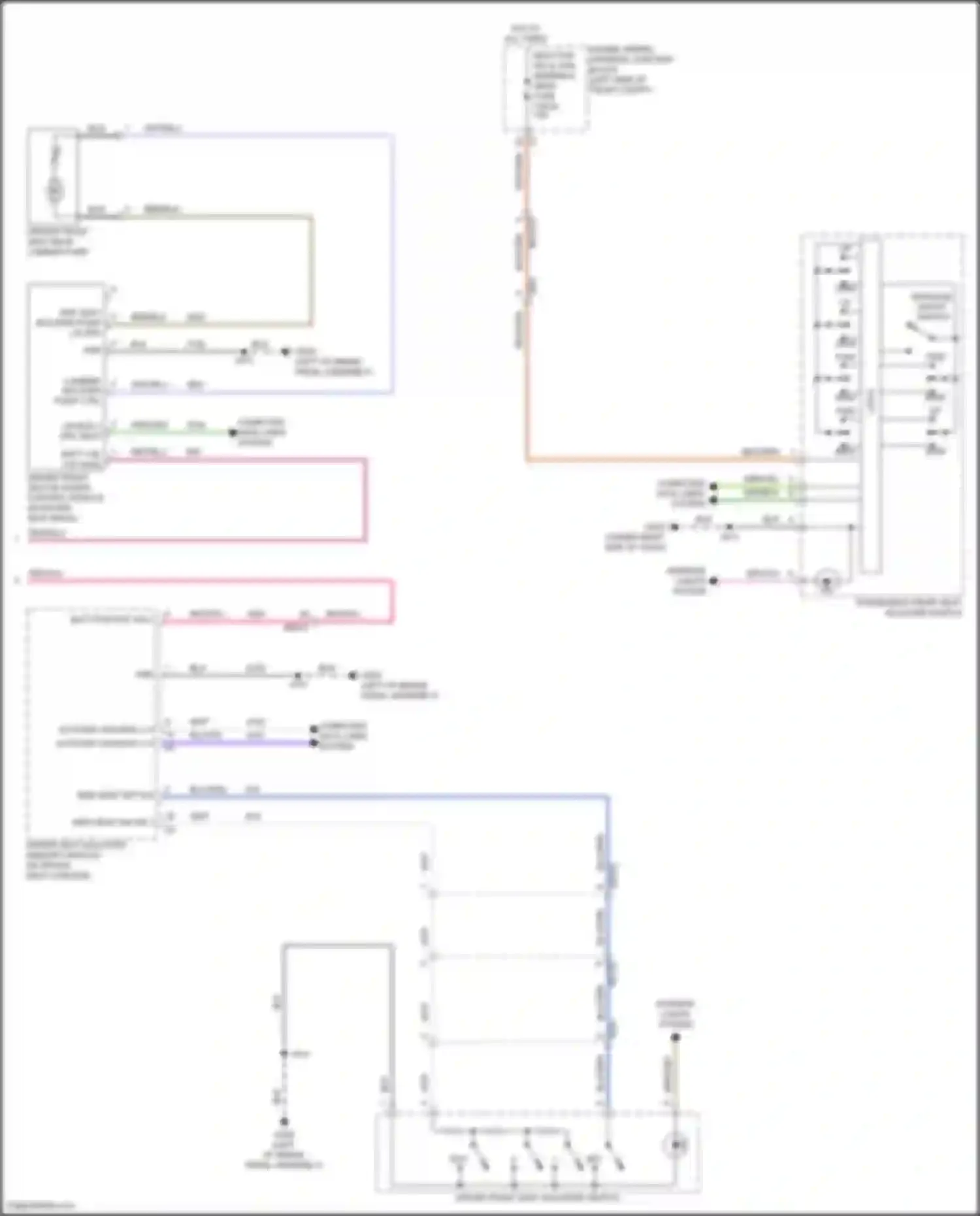 Wiring diagram red/blu for Cadillac Lyriq I (2022-2024) (45 of 54)
