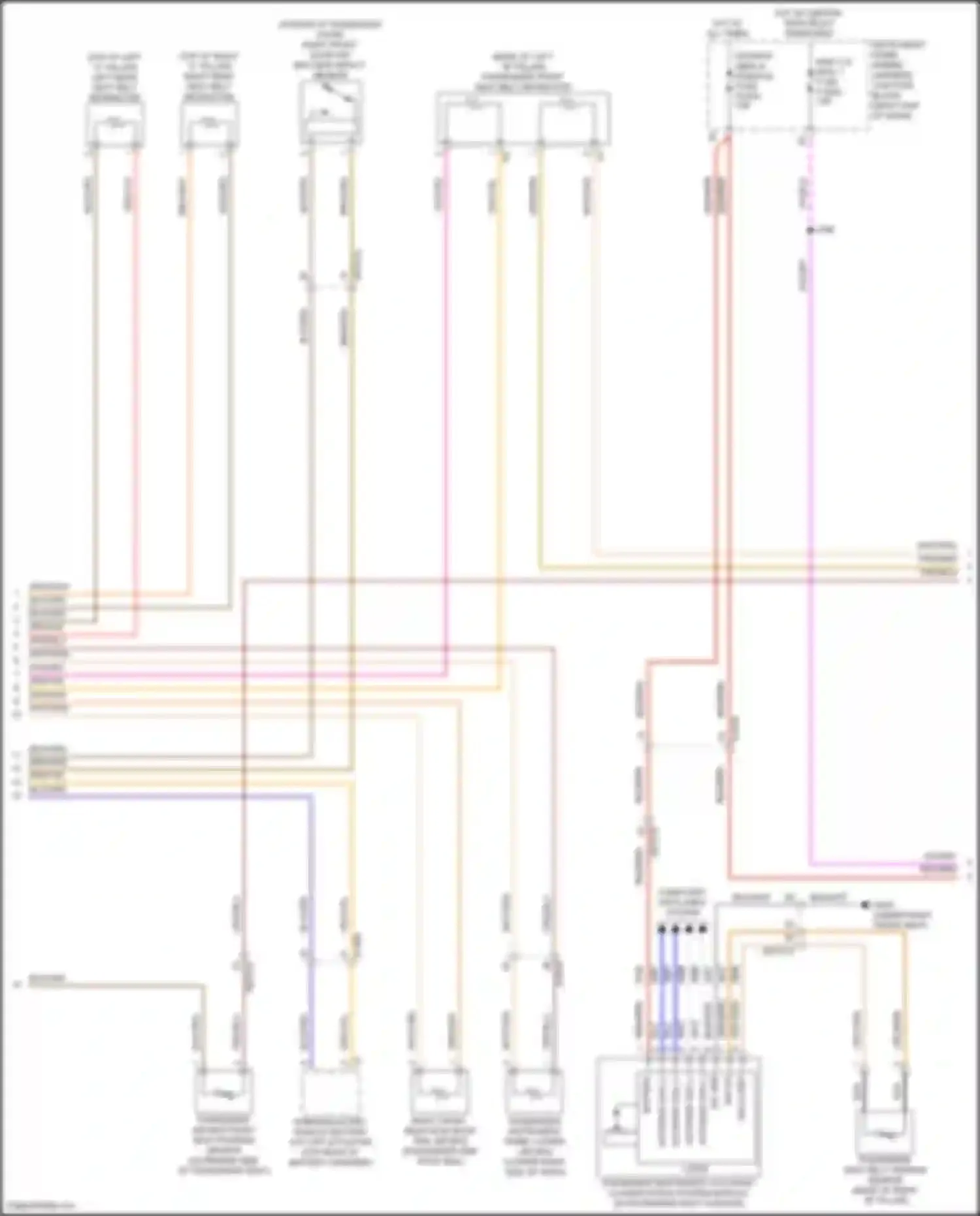 Wiring diagram right end of dash) for Cadillac Lyriq I (2022-2024) (9 of 60)