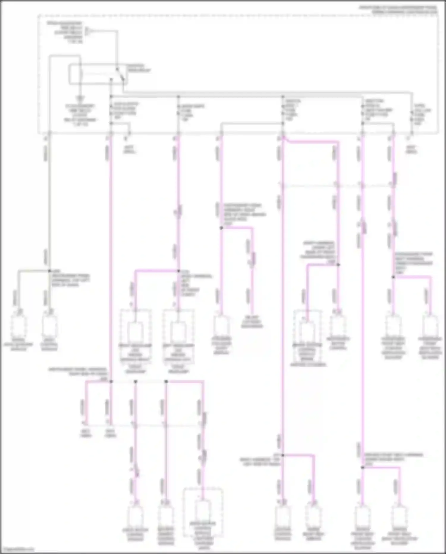 Wiring diagram right headlamp led driver module right front headlamp for Cadillac Lyriq I (2022-2024) (2 of 2)