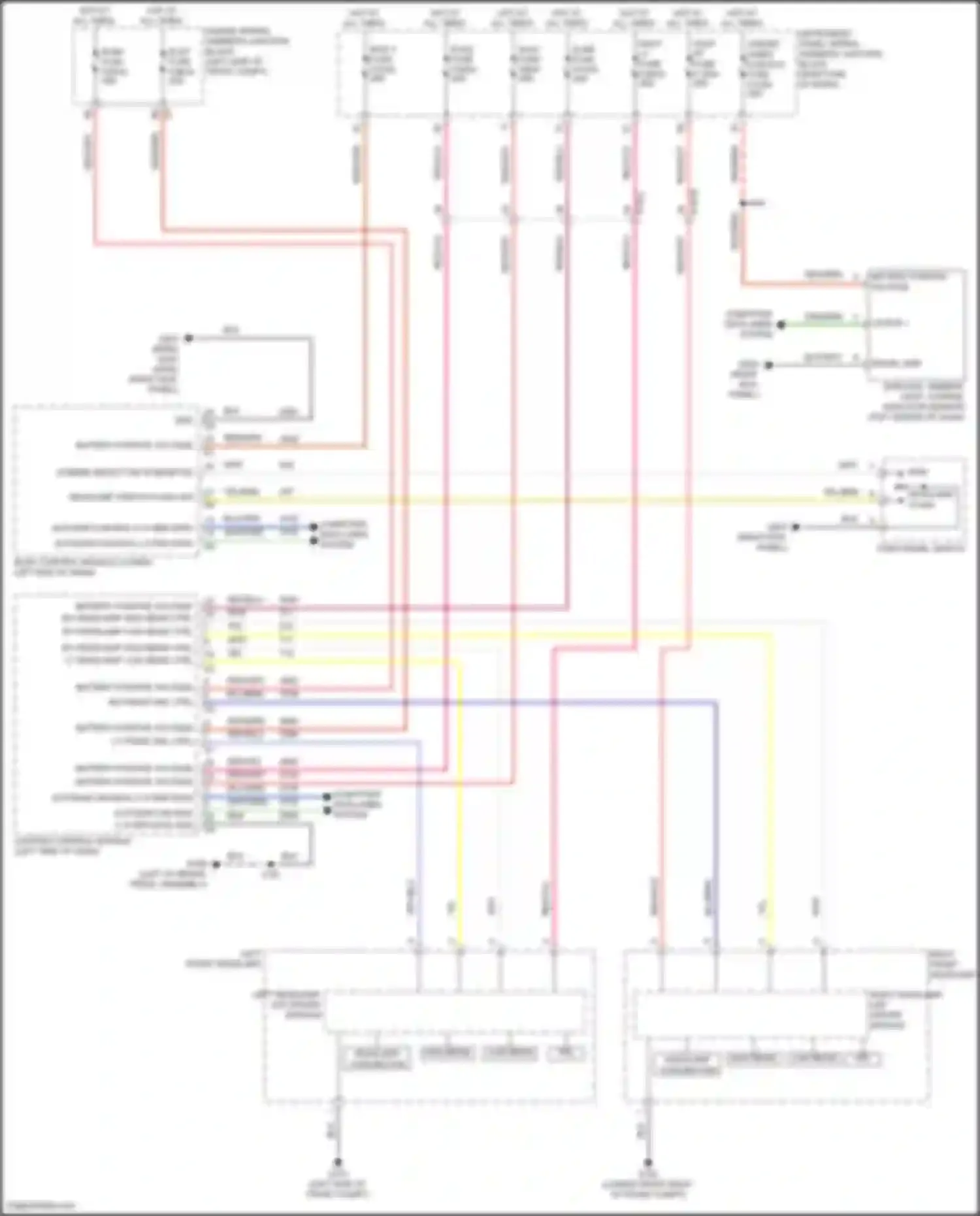 Wiring diagram turn signal switch for Cadillac Lyriq I (2022-2024) (4 of 6)