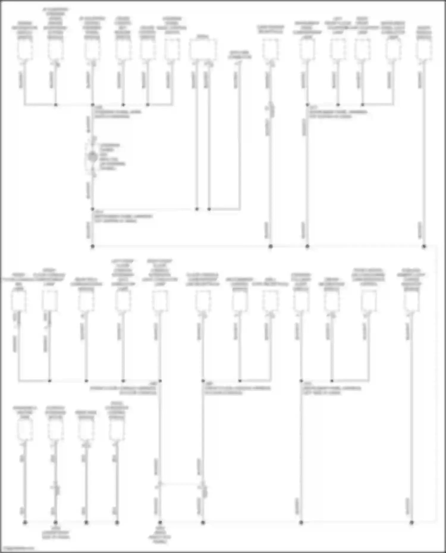 Wiring diagram usb 2 port receptacle for Cadillac Lyriq I (2022-2024) (1 of 6)
