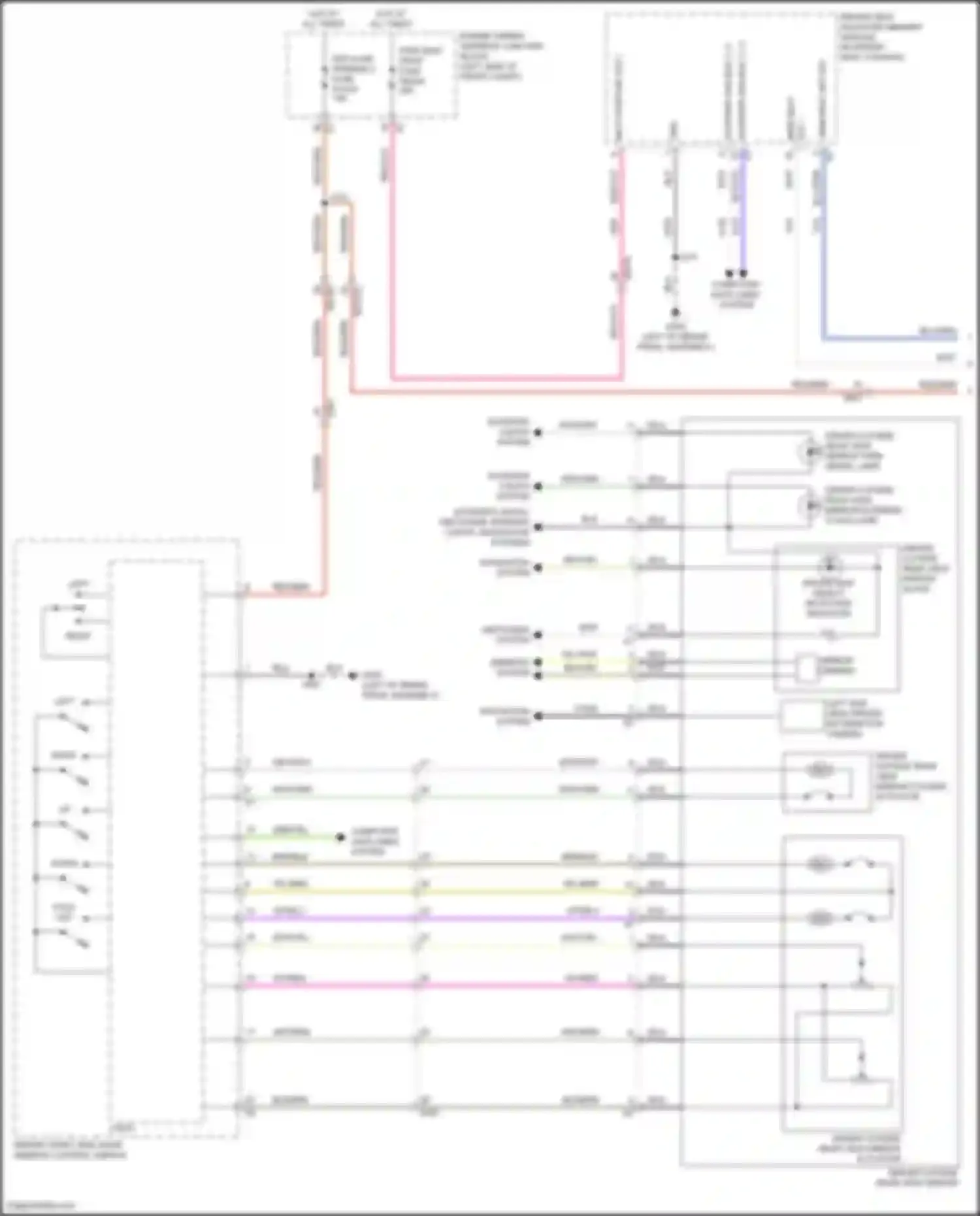 Wiring diagram vio/blu for Cadillac Lyriq I (2022-2024) (17 of 19)
