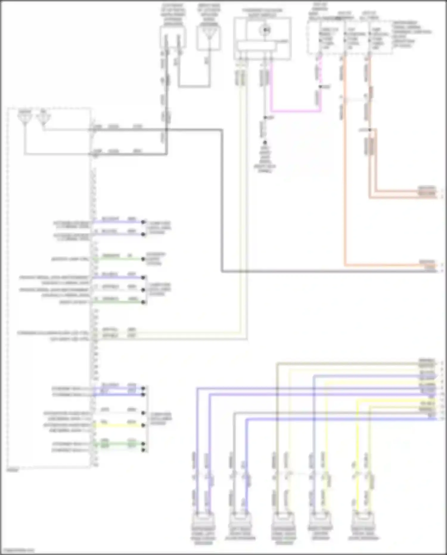 Wiring diagram yel/wht for Cadillac Lyriq I (2022-2024) (8 of 18)