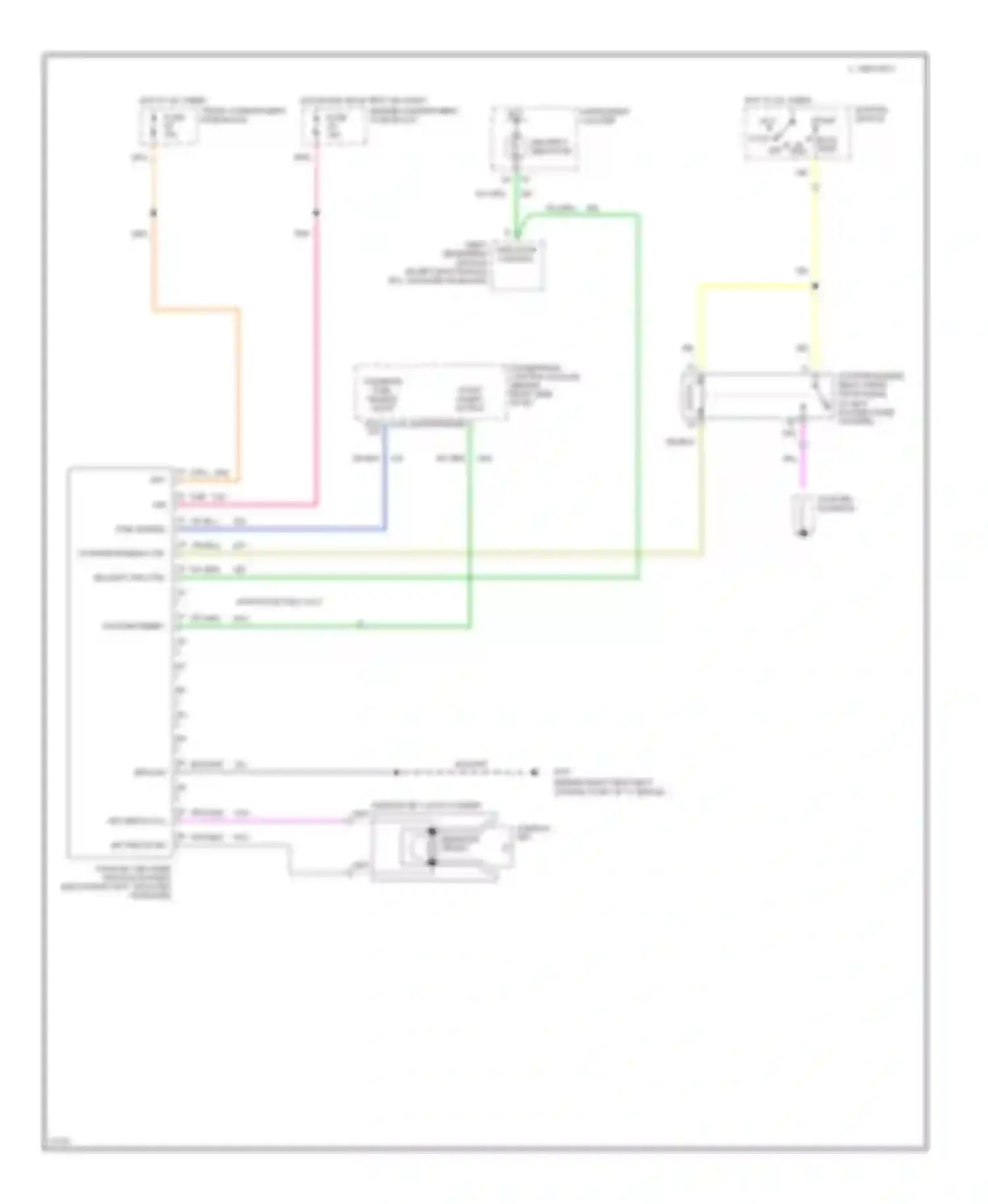 Seville Cadillac IV (1992-1997): Pass-key circuit