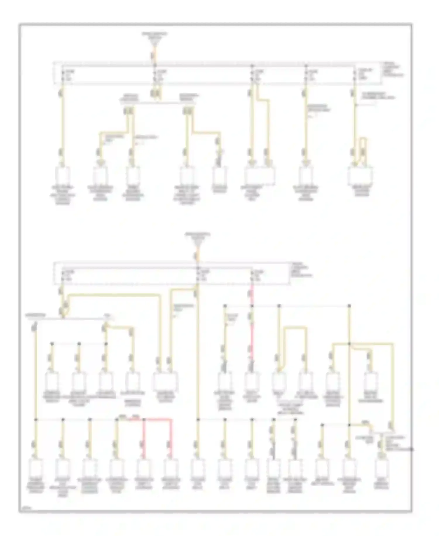 Seville Cadillac IV (1992-1997): Power distribution circuit (5 of 5)