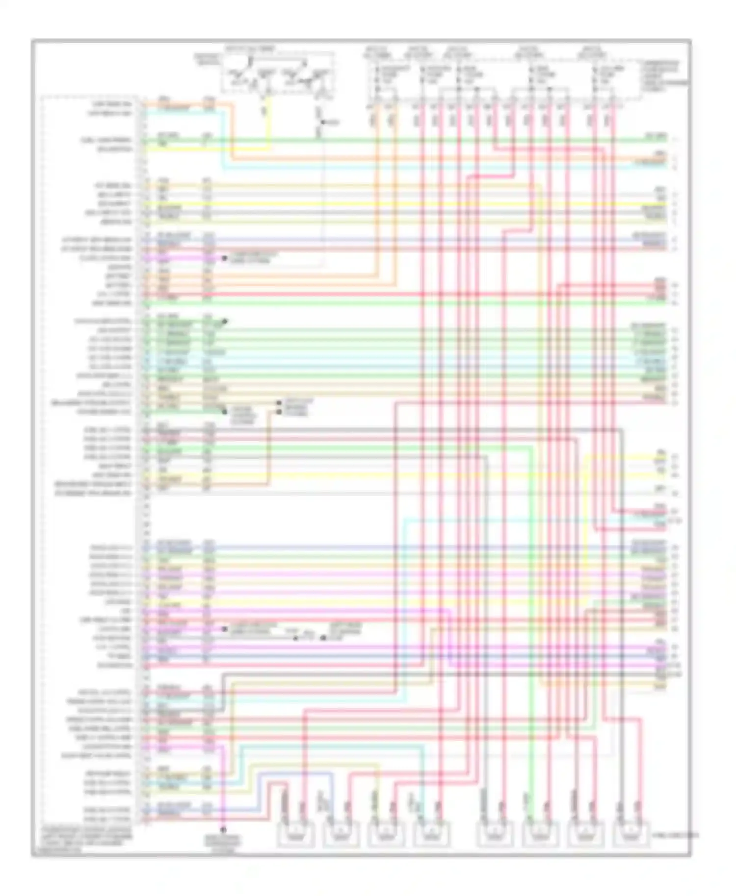 Seville Cadillac V (1998-2004): Wiring diagram engine performance 4.6l vin 9s (1 of 5)
