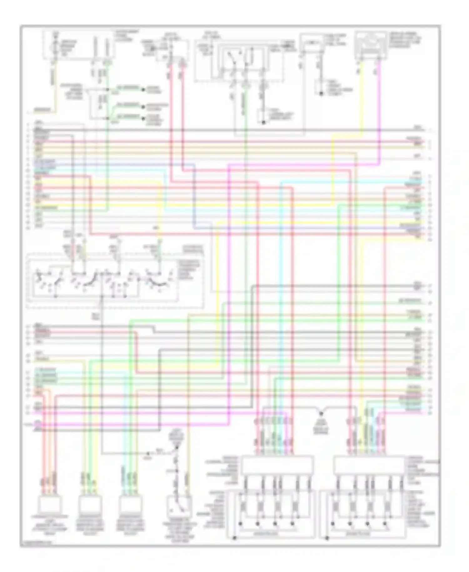 Seville Cadillac V (1998-2004): Wiring diagram engine performance 4.6l vin 9s (3 of 5)