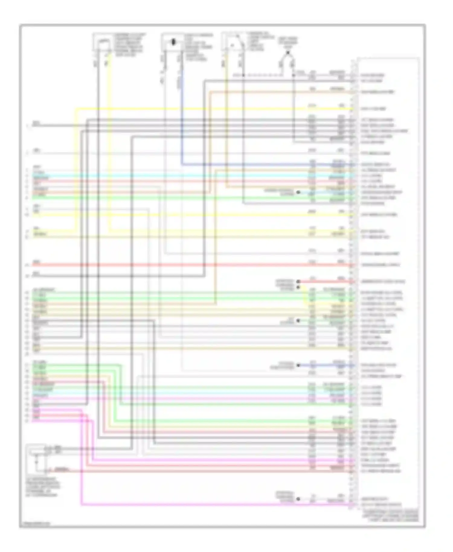 Seville Cadillac V (1998-2004): Wiring diagram engine performance 4.6l vin 9s (5 of 5)