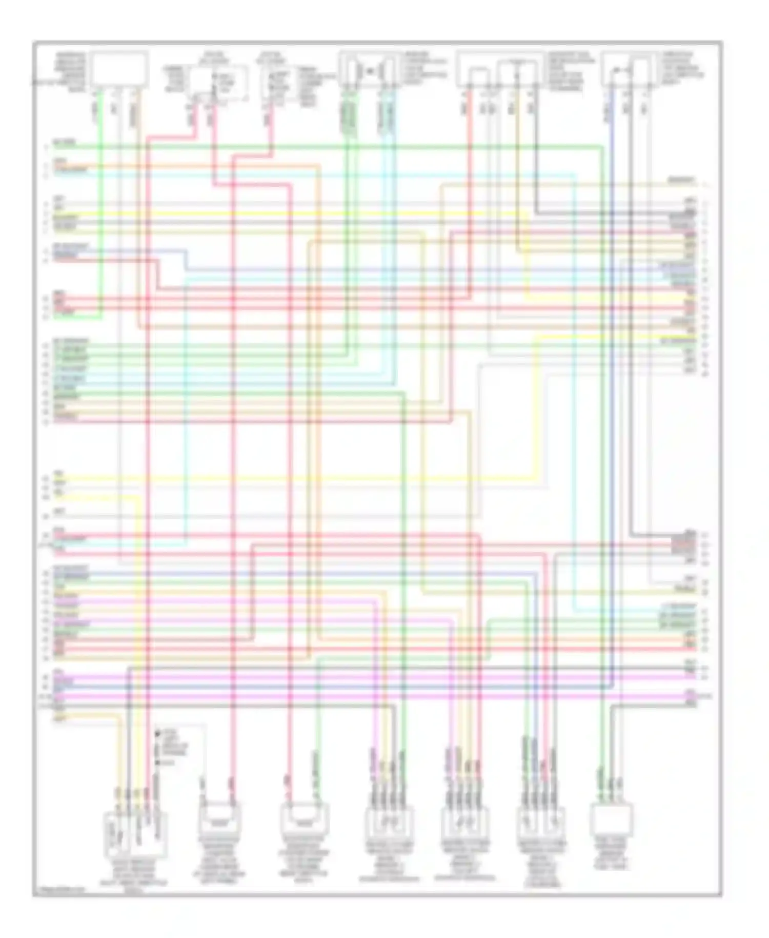 Seville Cadillac V (1998-2004): Wiring diagram engine performance 4.6l vin ys (2 of 5)