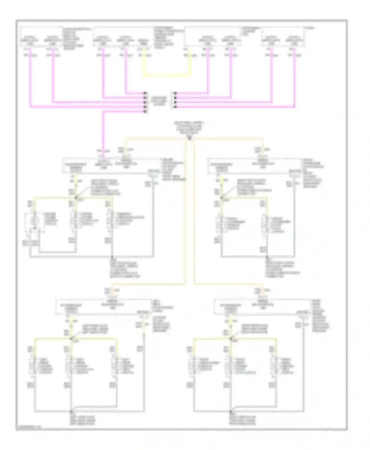 Seville Cadillac V (1998-2004): Instrument illumination circuit (2 of 2)